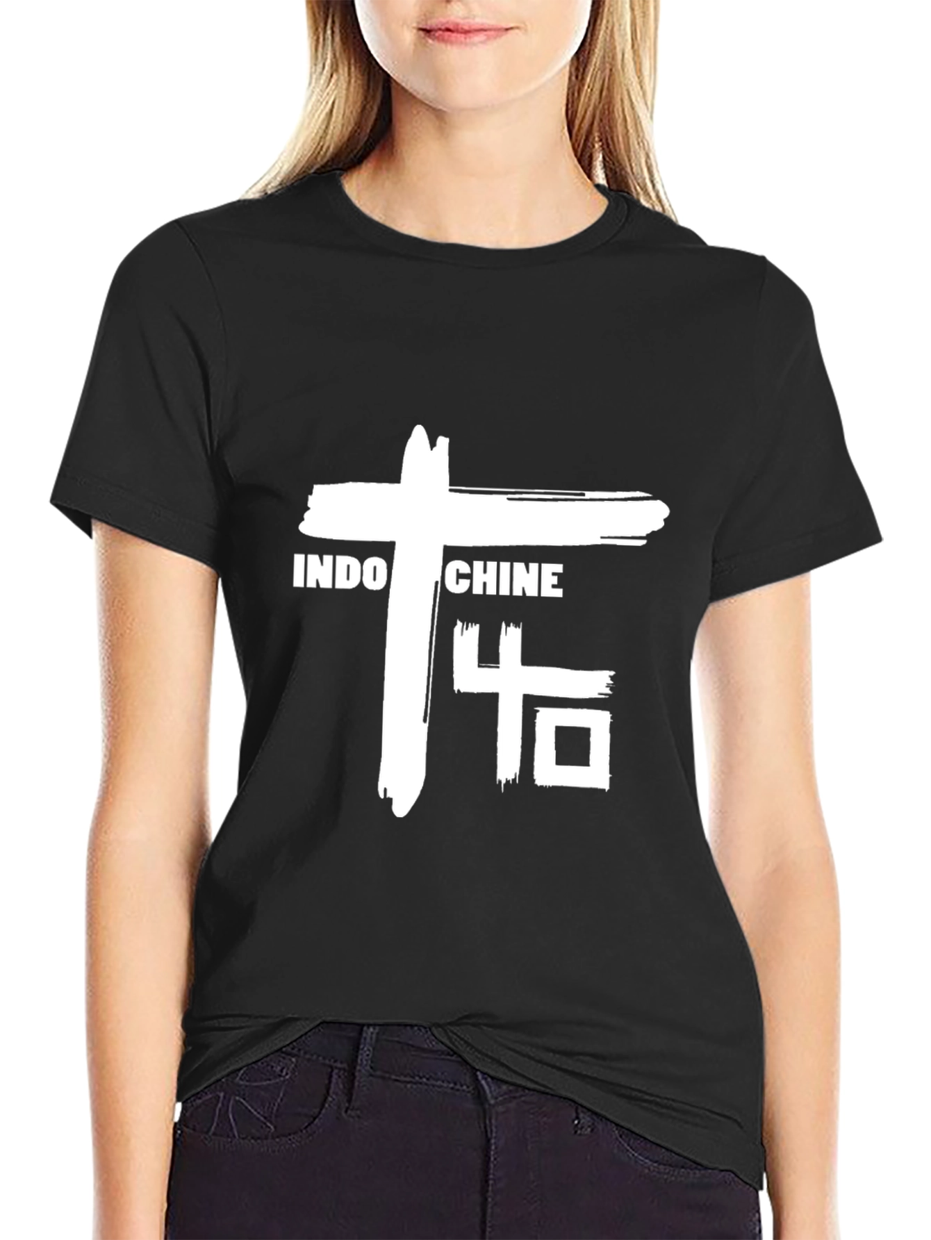 Indochine 40 Black Graphic Tee