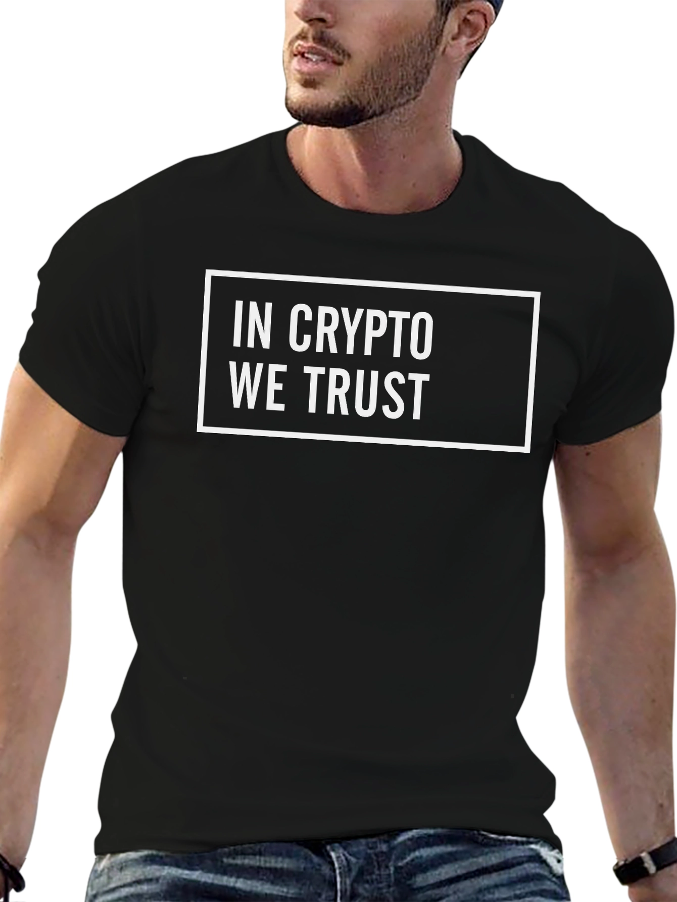 In Crypto We Trust Graphic Tee - Black