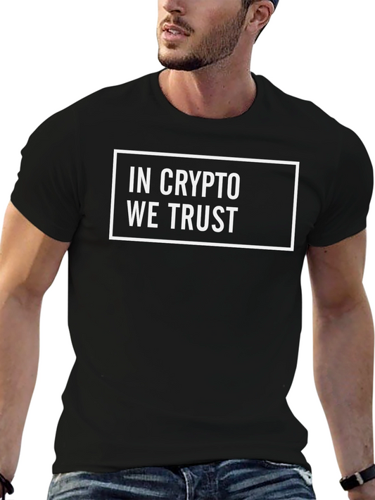 In Crypto We Trust Graphic Tee - Black