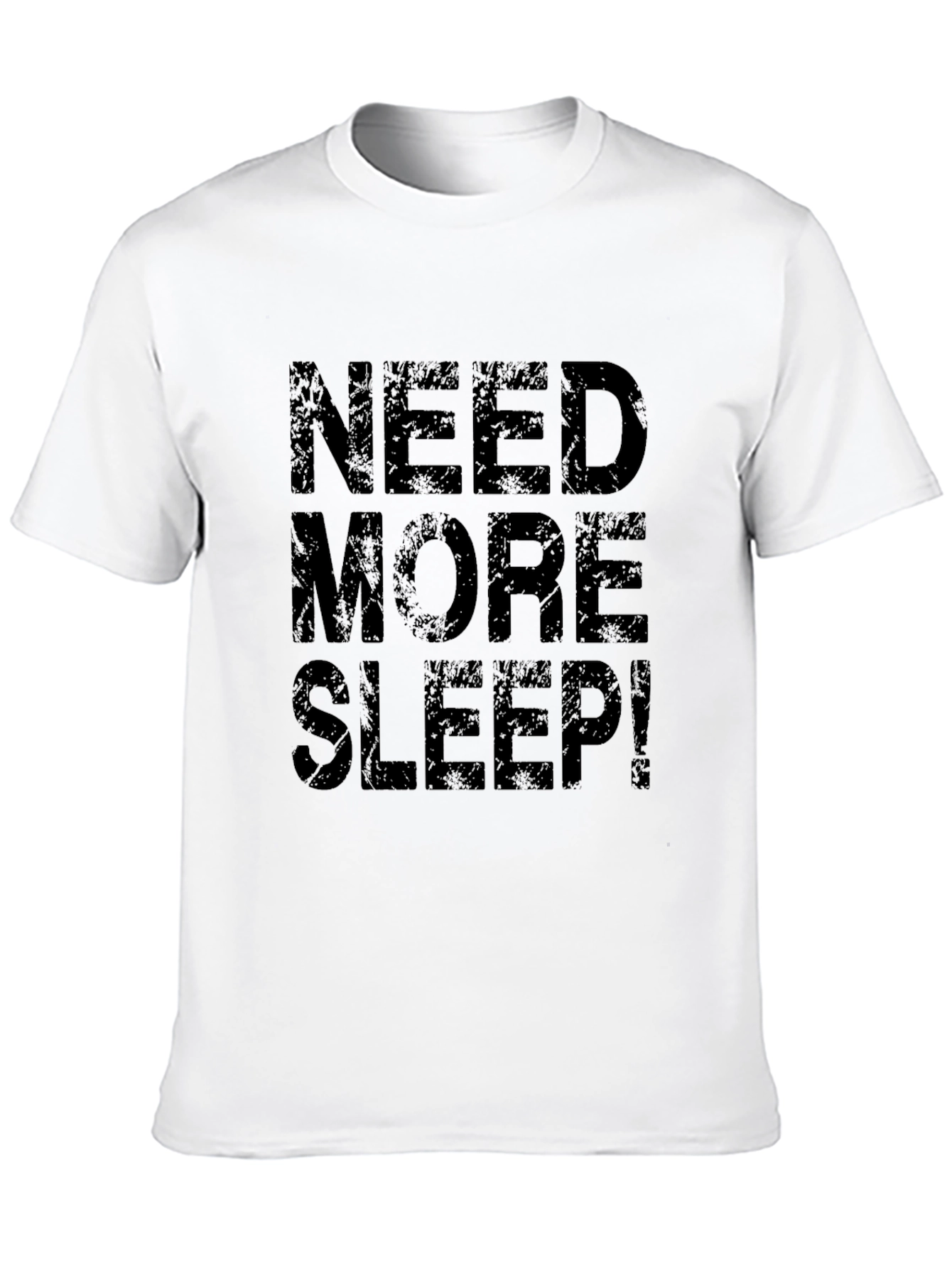 Need More Sleep Black T-Shirt Casual Wear