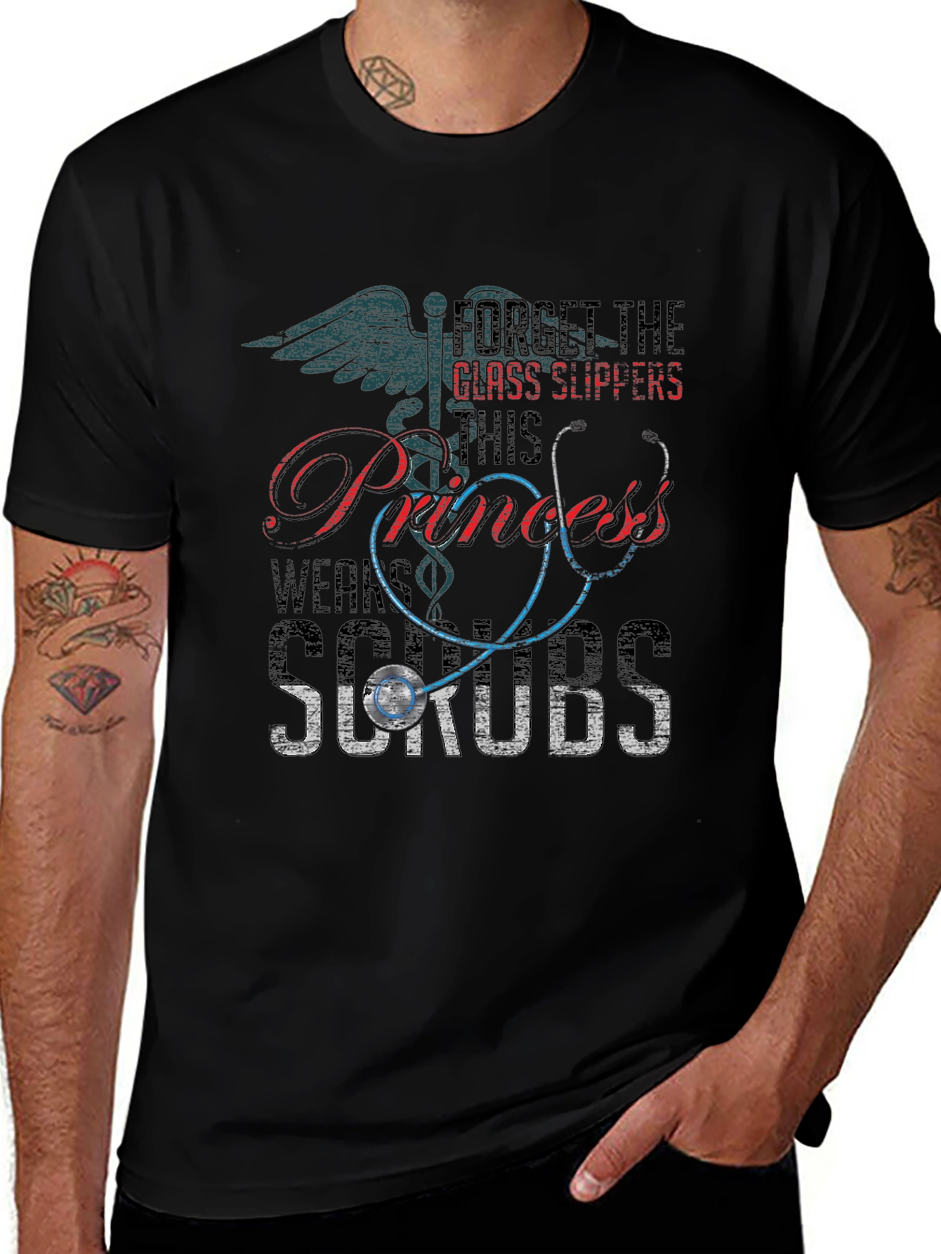 Princess Wears Scrubs T-Shirt - Nurse Gift