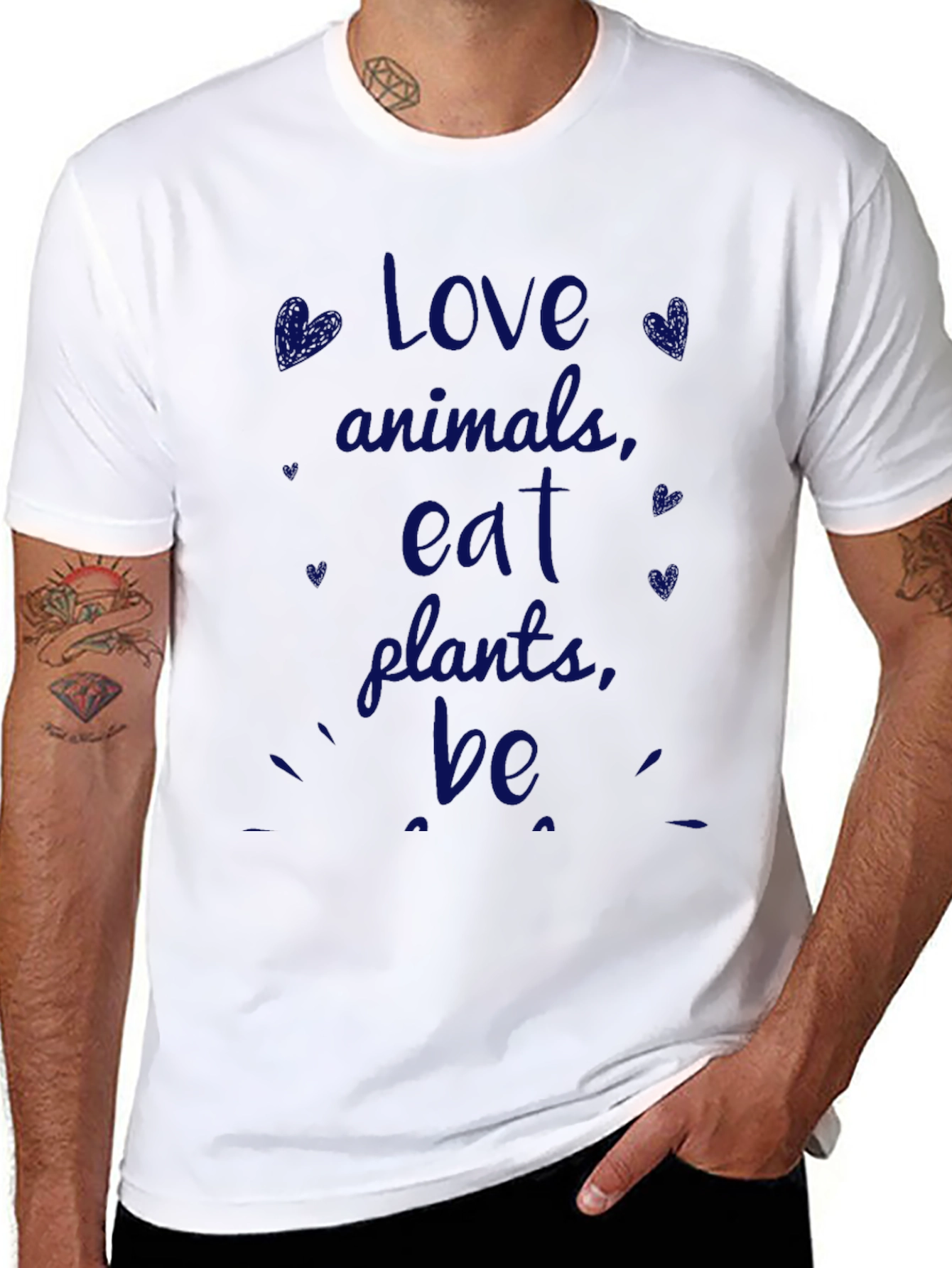 Love Animals Eat Plants Be Kind T-Shirt