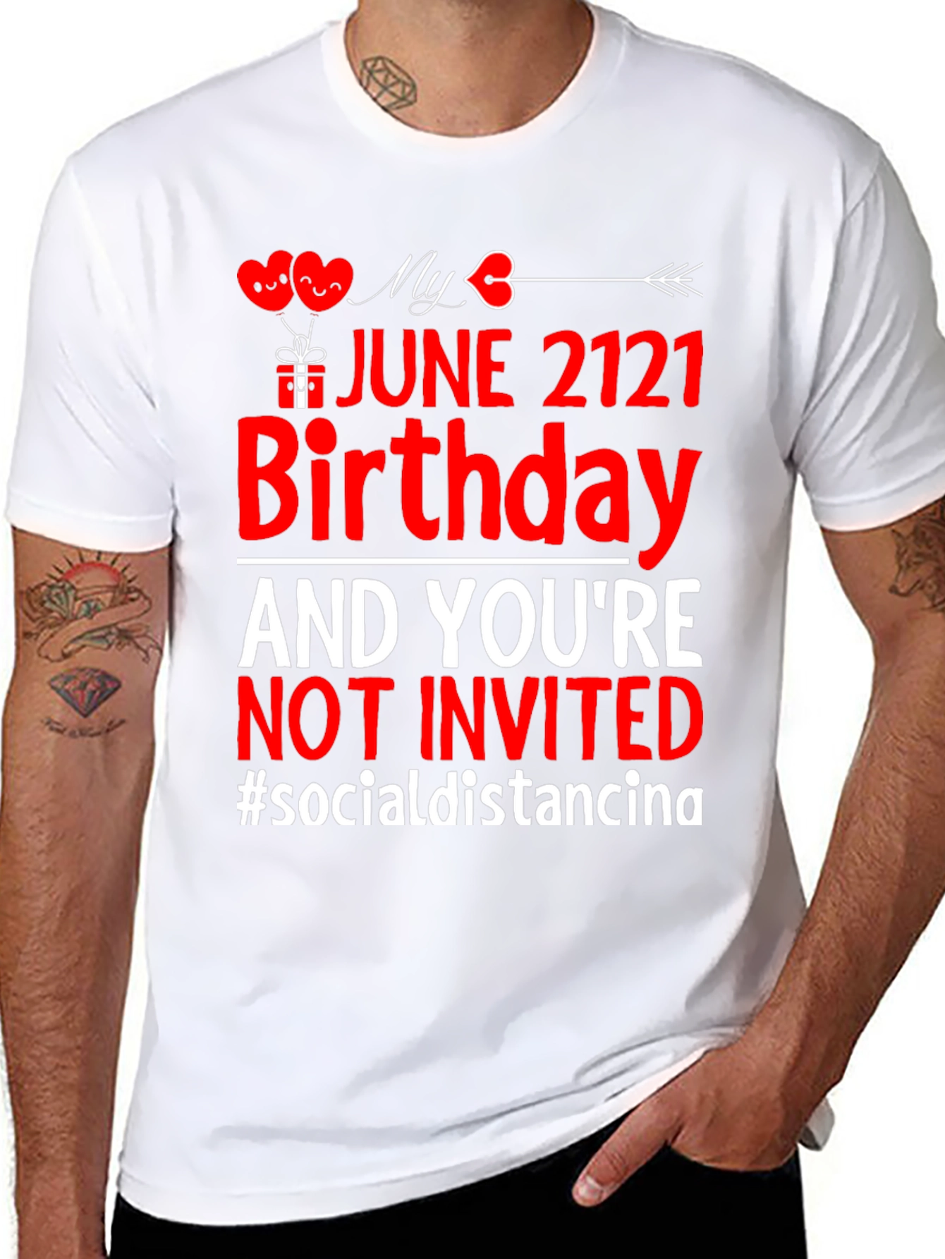 June Birthday Social Distancing T-Shirt