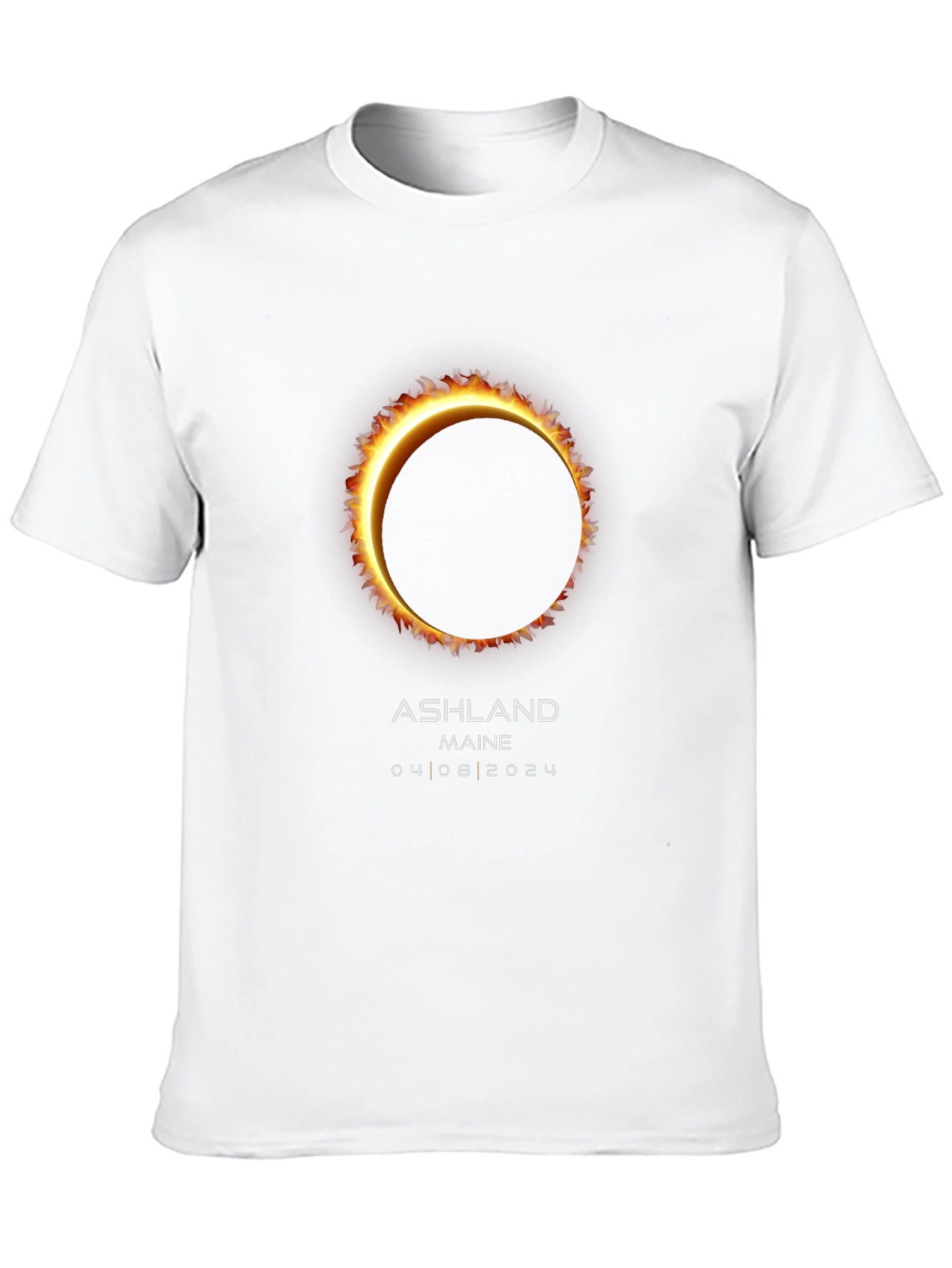 Ashland Maine Solar Eclipse T-Shirt - April 8 2024