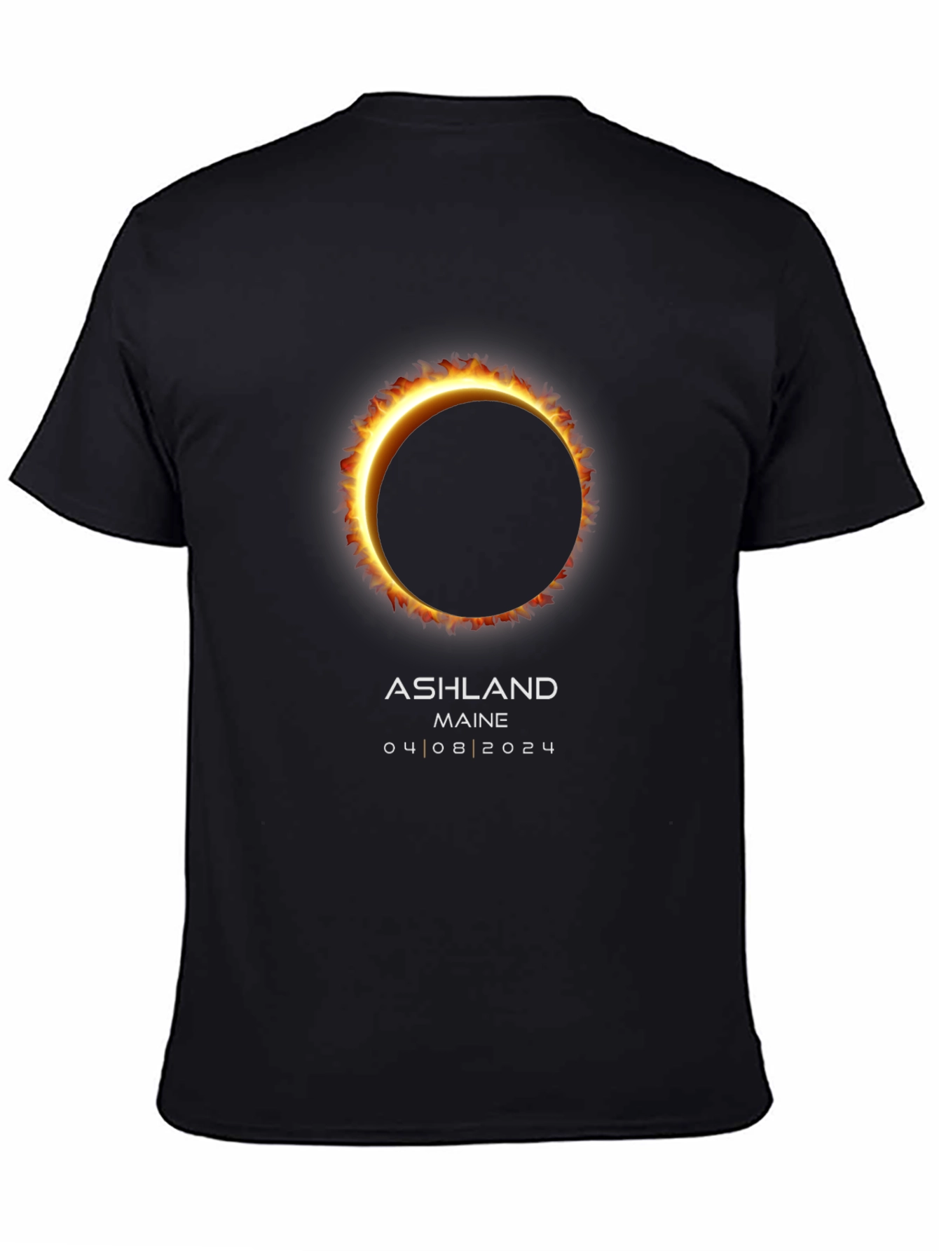 Ashland Maine Solar Eclipse T-Shirt - April 8 2024