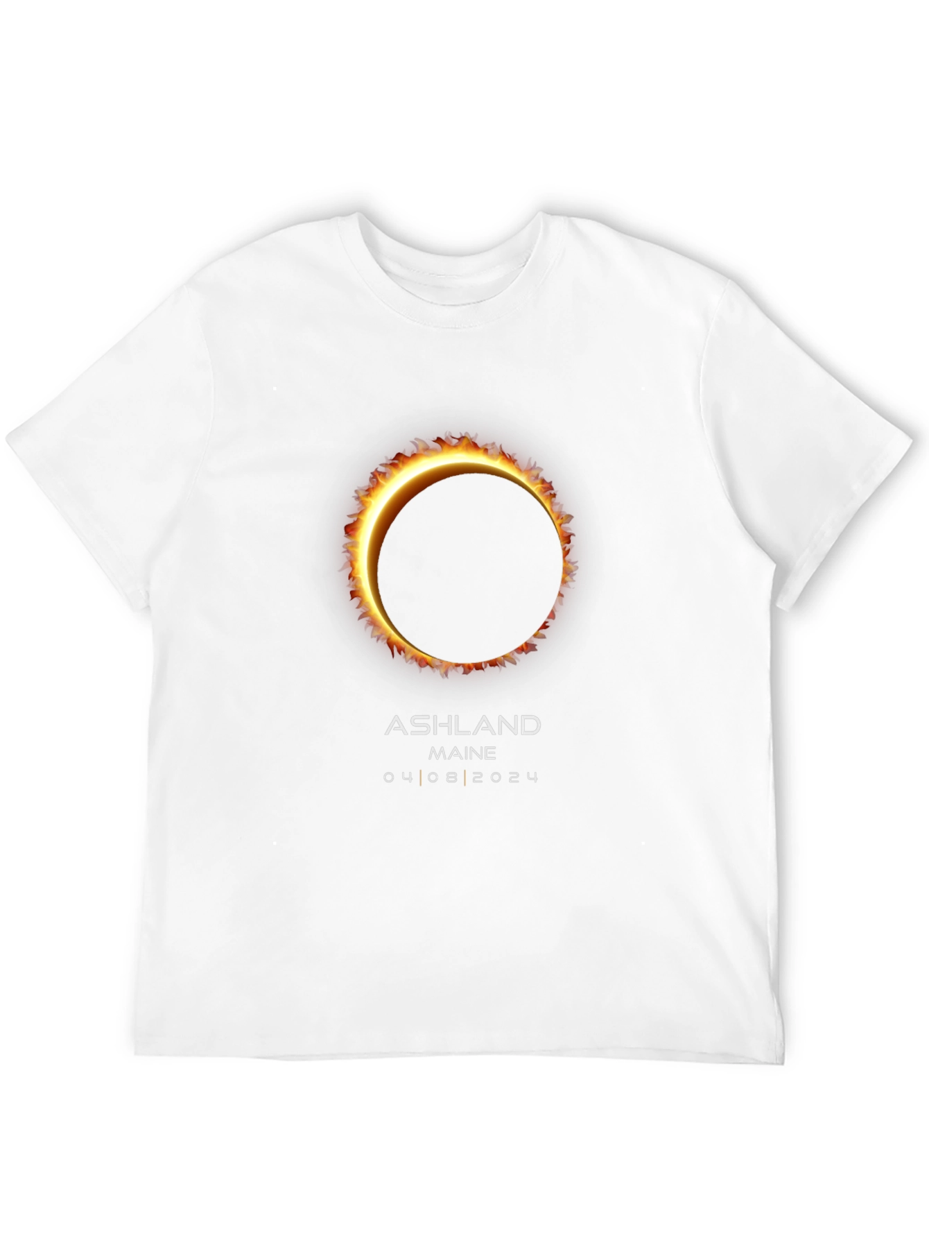 Ashland Maine Solar Eclipse T-Shirt - April 8 2024