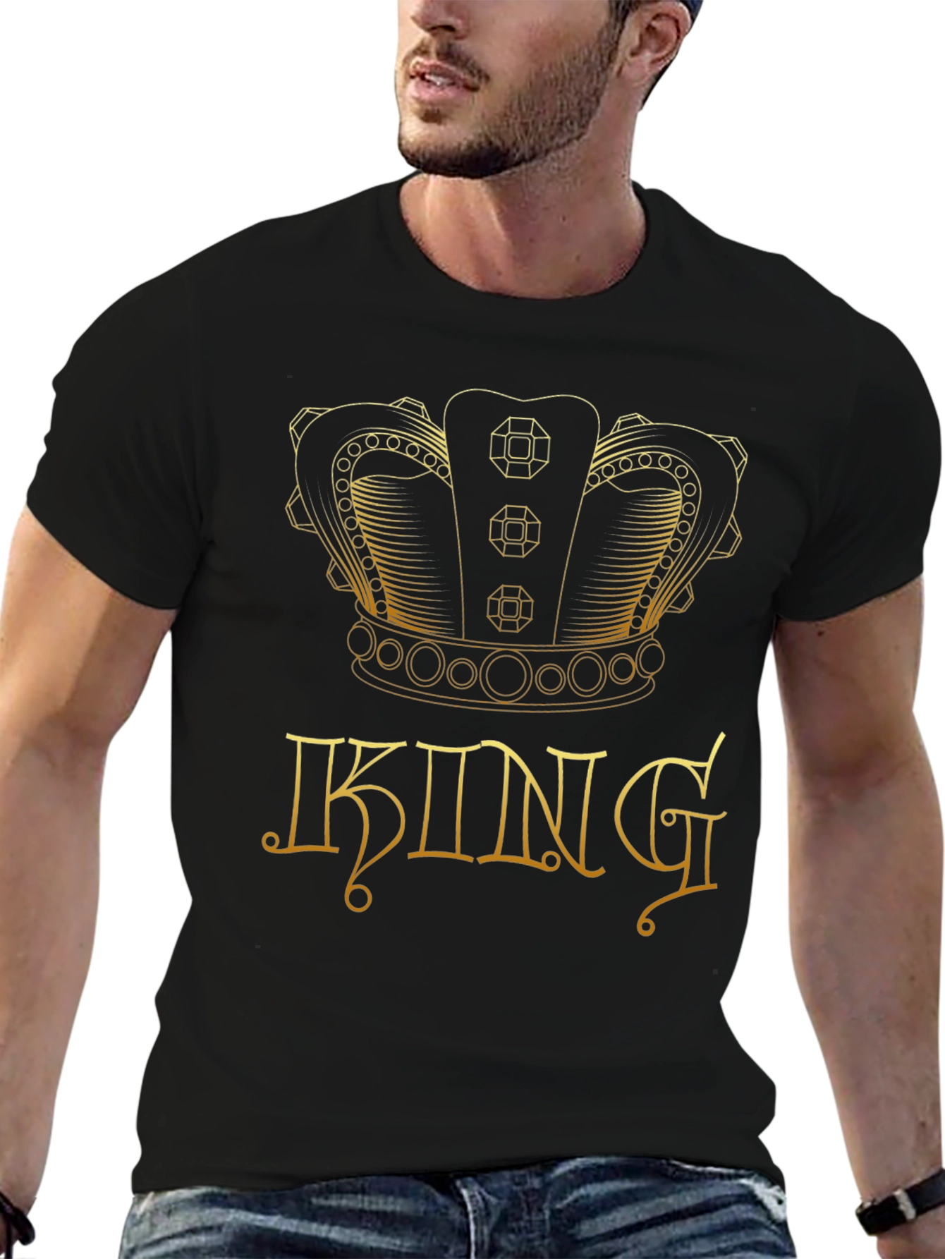 King Crown Graphic Tee - Black