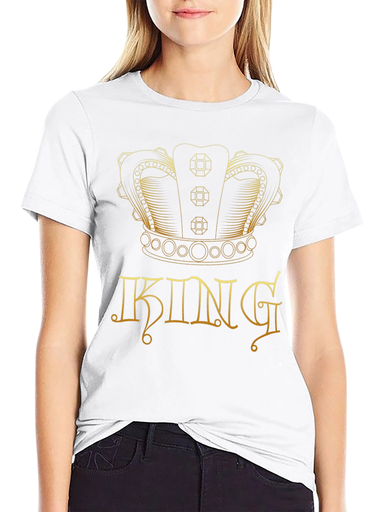 King Crown Graphic Tee - Black
