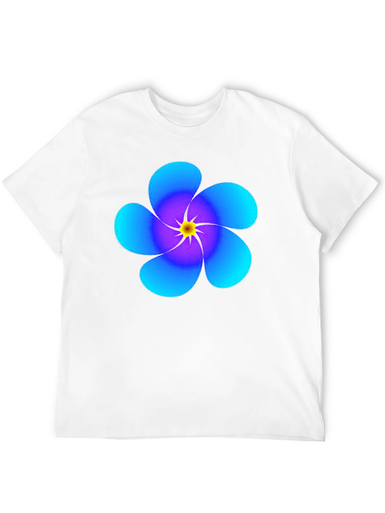 Floral Print Black T-Shirt - Modern Style