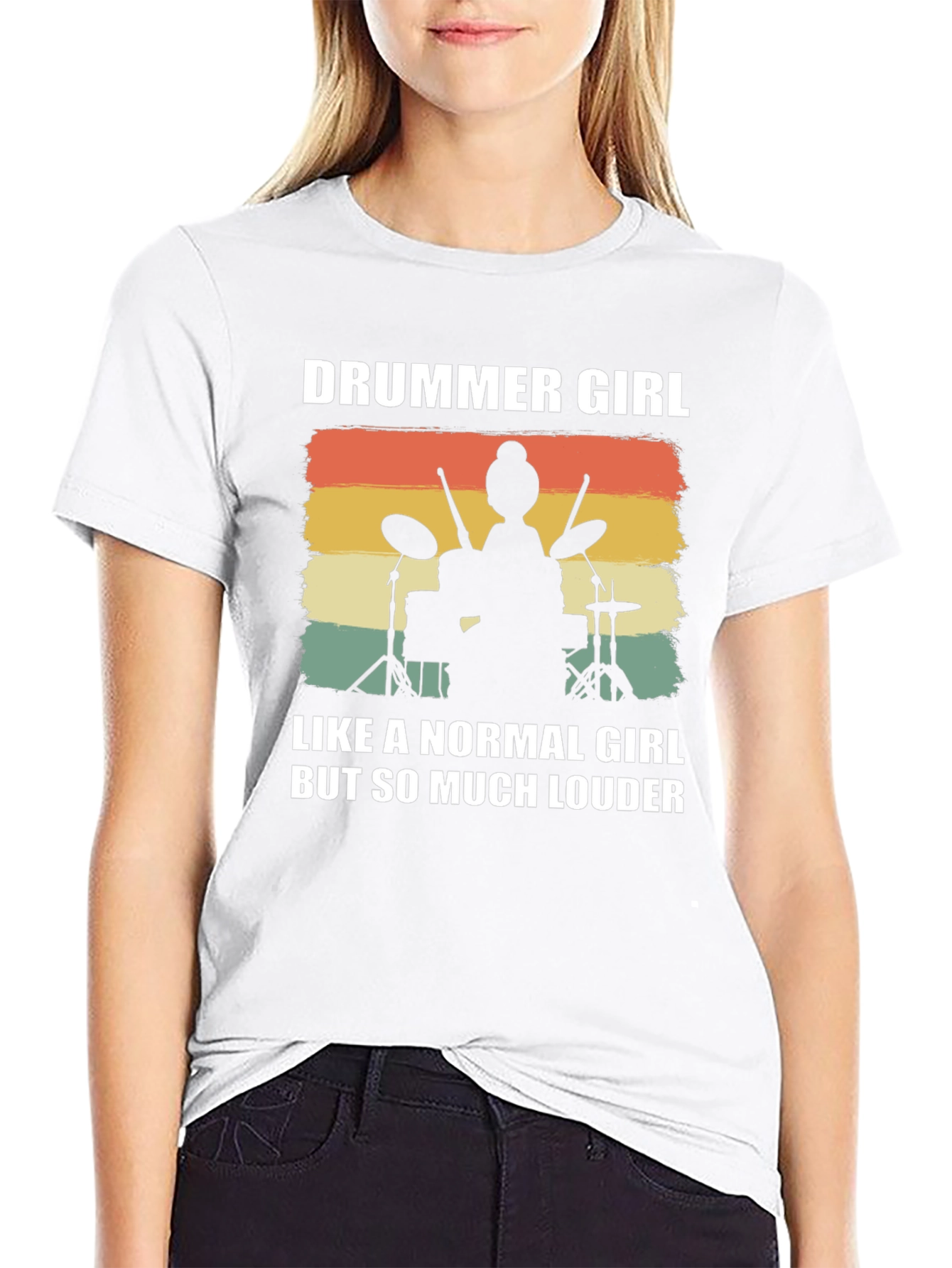 Drummer Girl T-Shirt - So Much Louder