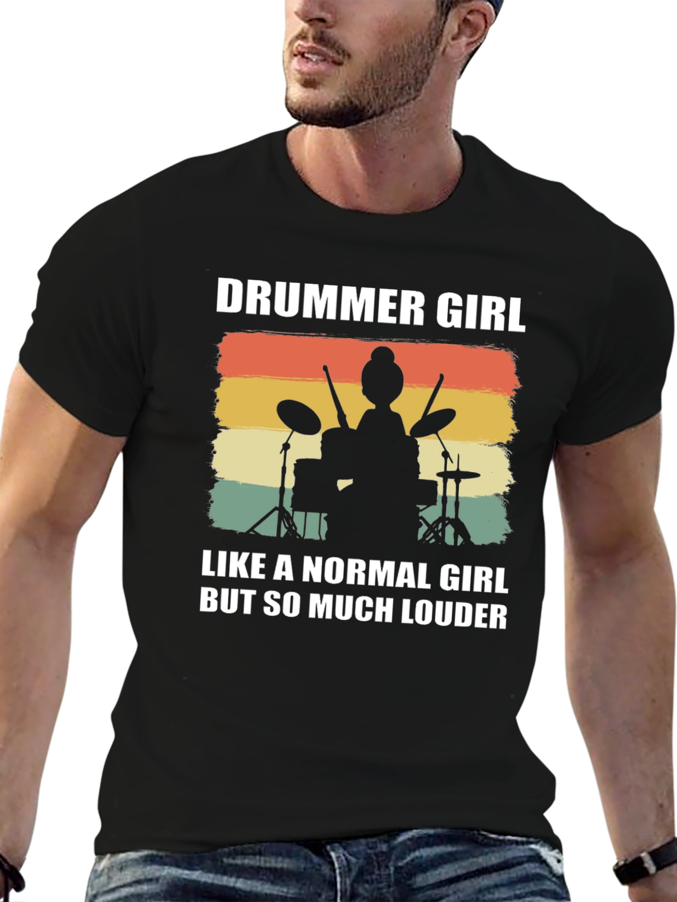 Drummer Girl T-Shirt - So Much Louder