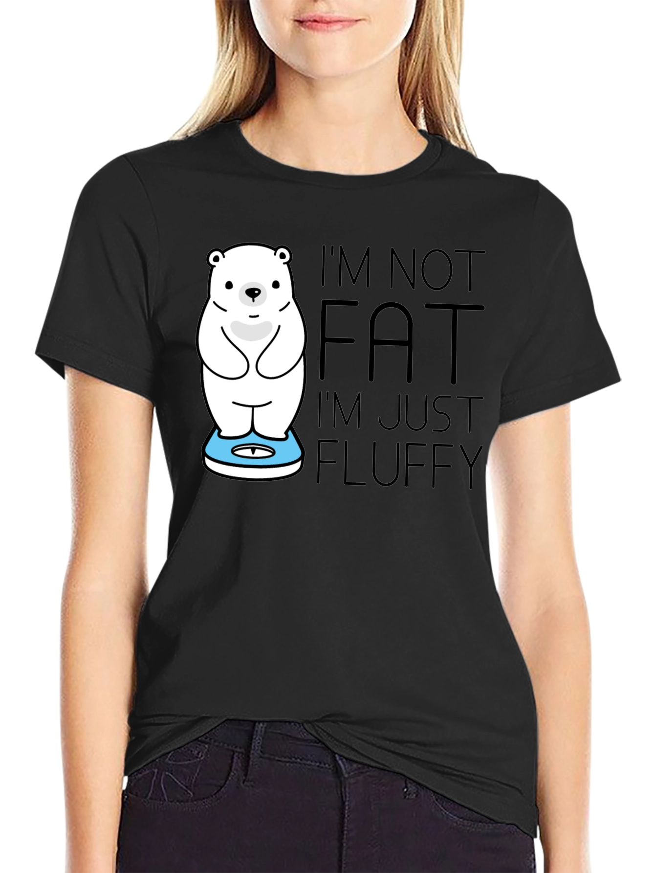 Funny Polar Bear Fluffy T-Shirt