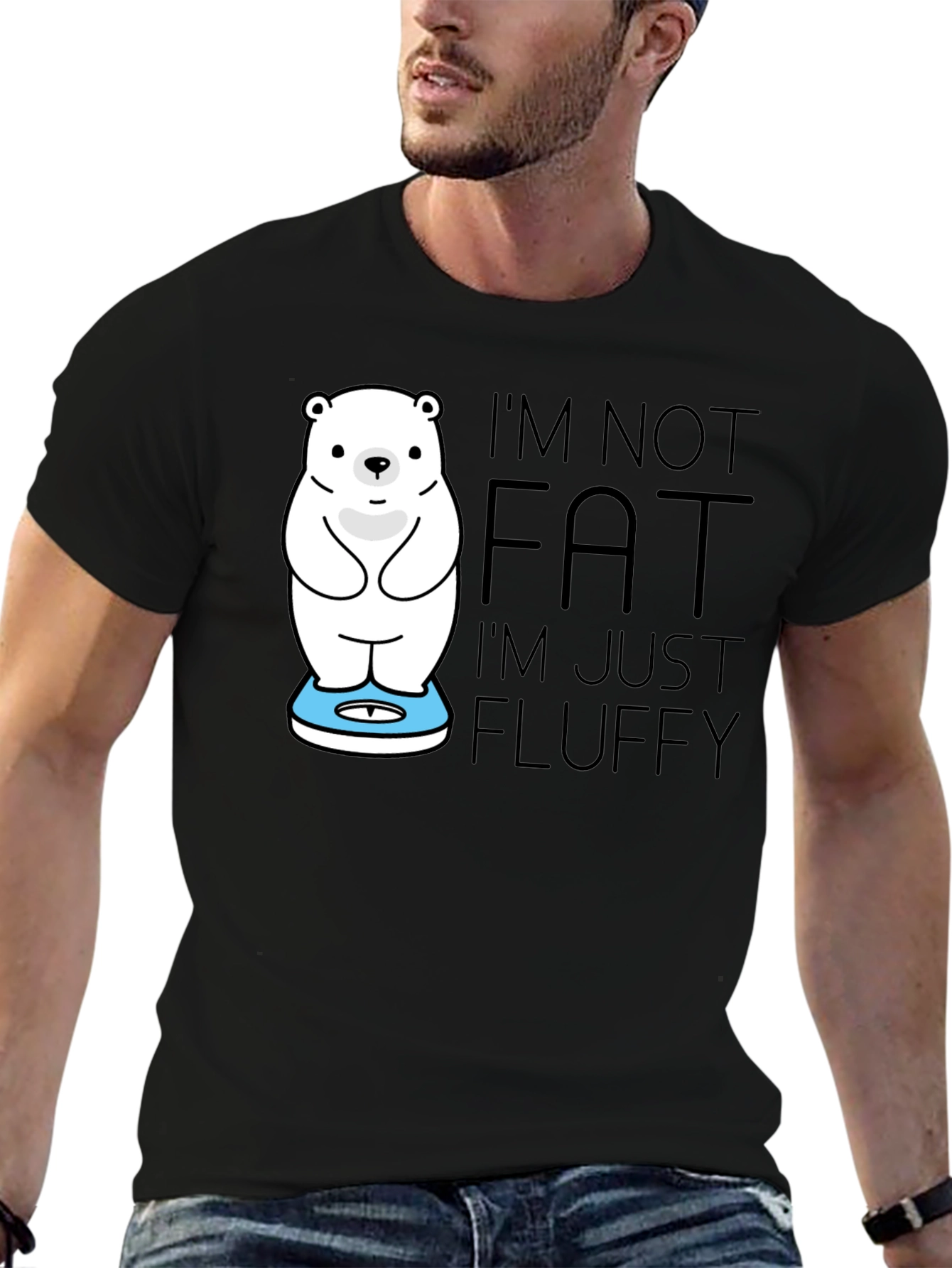 Funny Polar Bear Fluffy T-Shirt