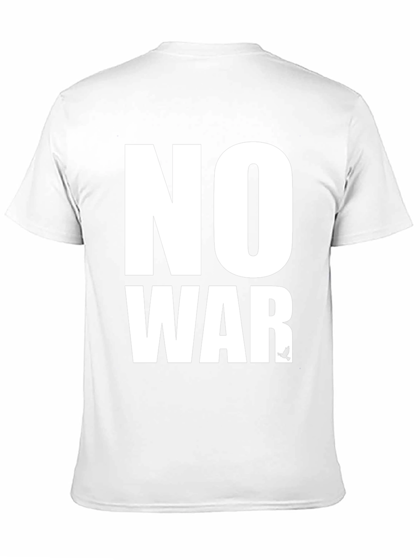 No War Graphic T-Shirt - Peace Dove - Black