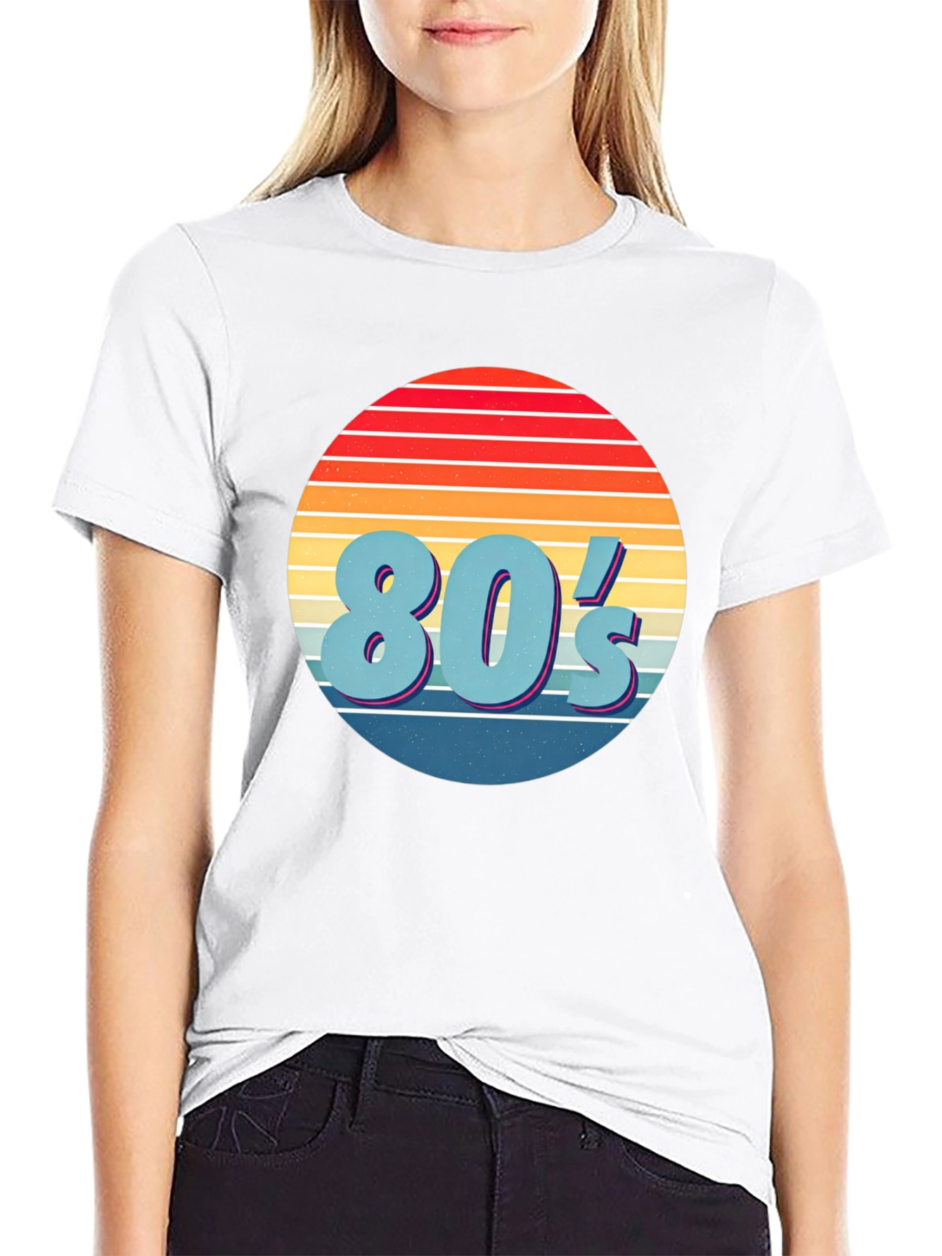 Retro 80s Style Graphic Tee