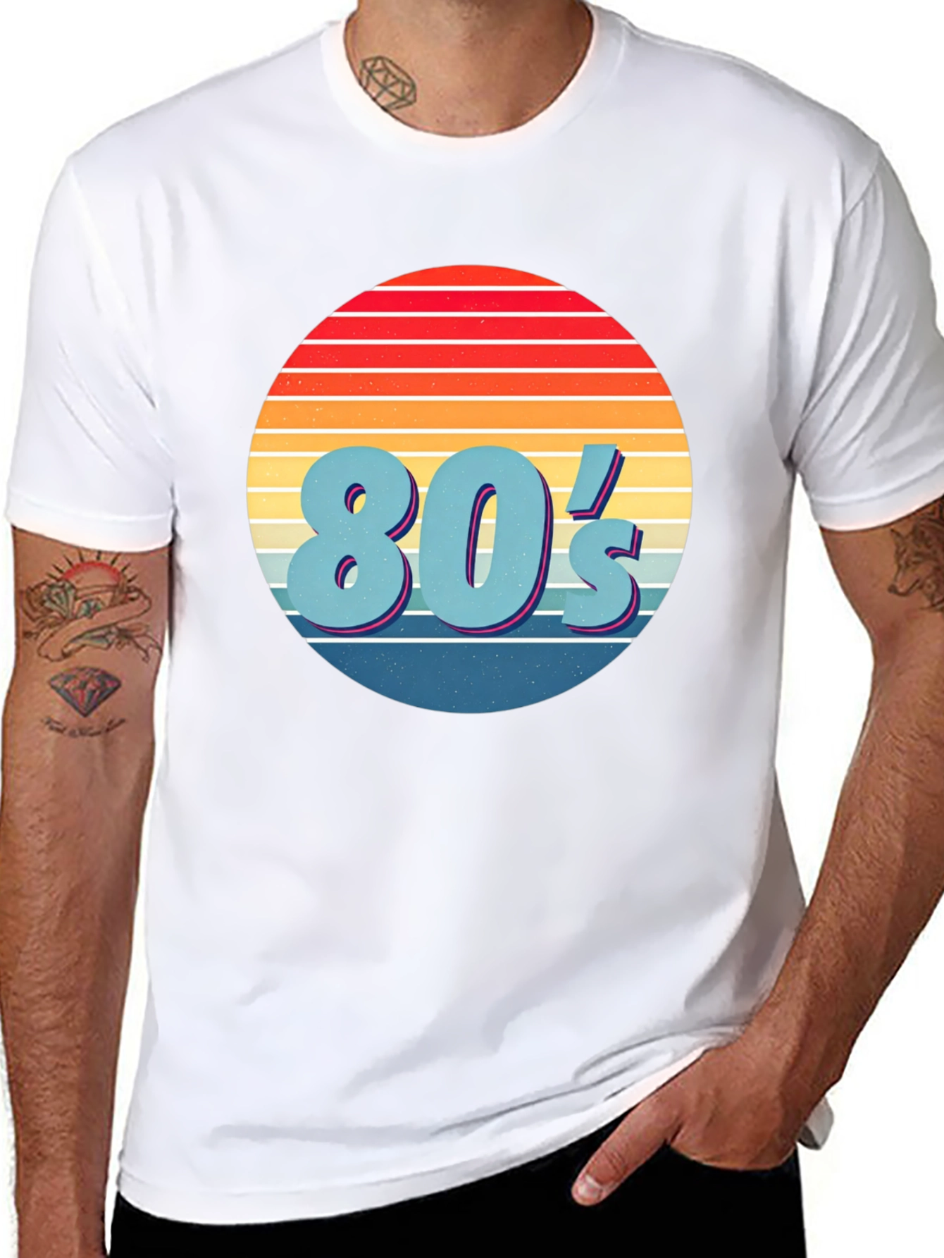 Retro 80s Style Graphic Tee