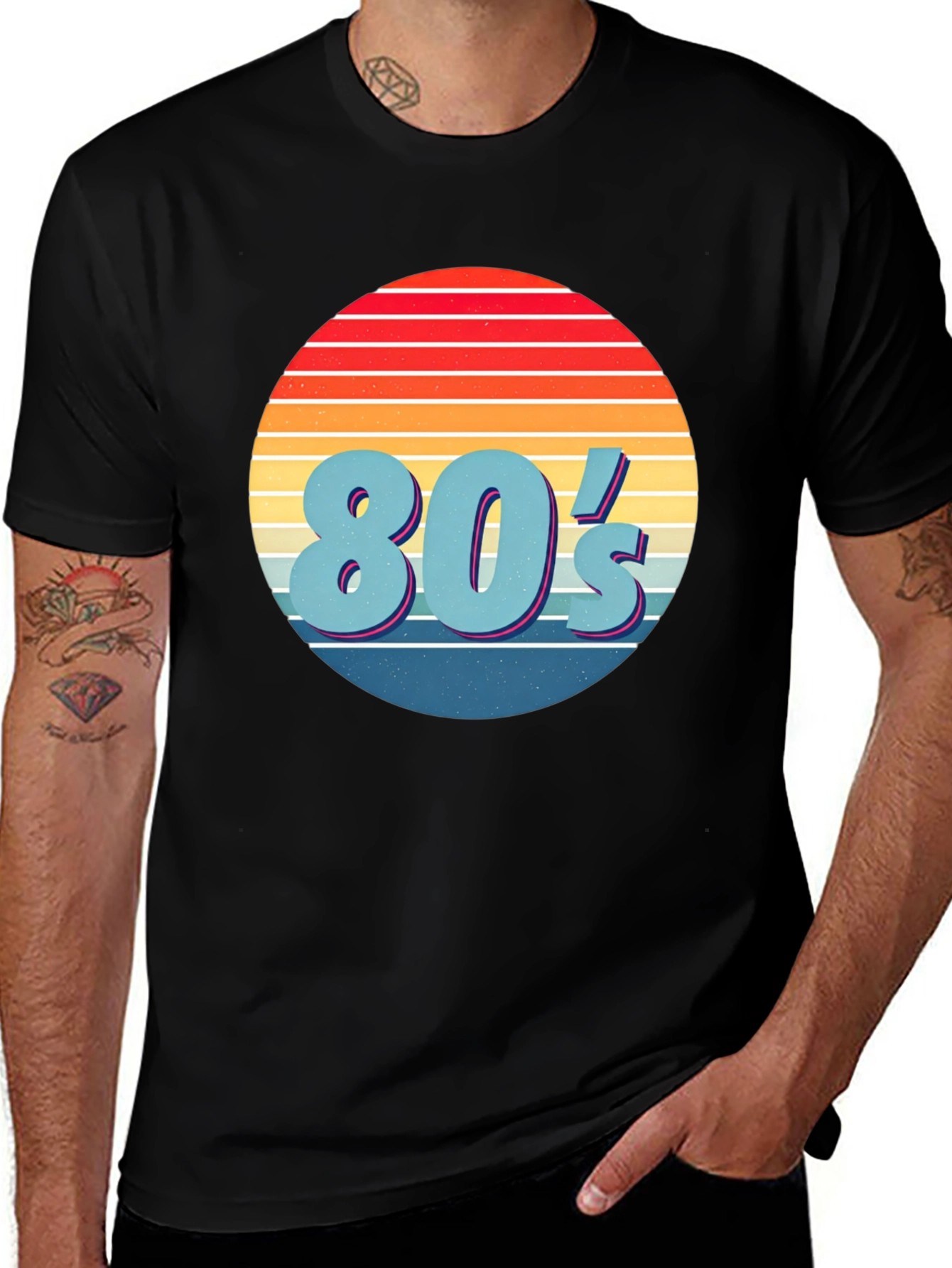 Retro 80s Style Graphic Tee