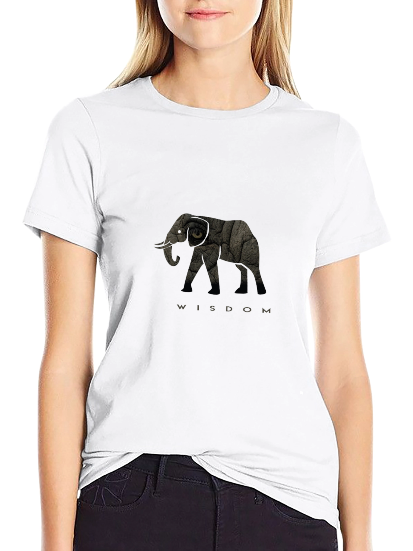 Elephant Wisdom Graphic Tee - Soft Cotton Blend