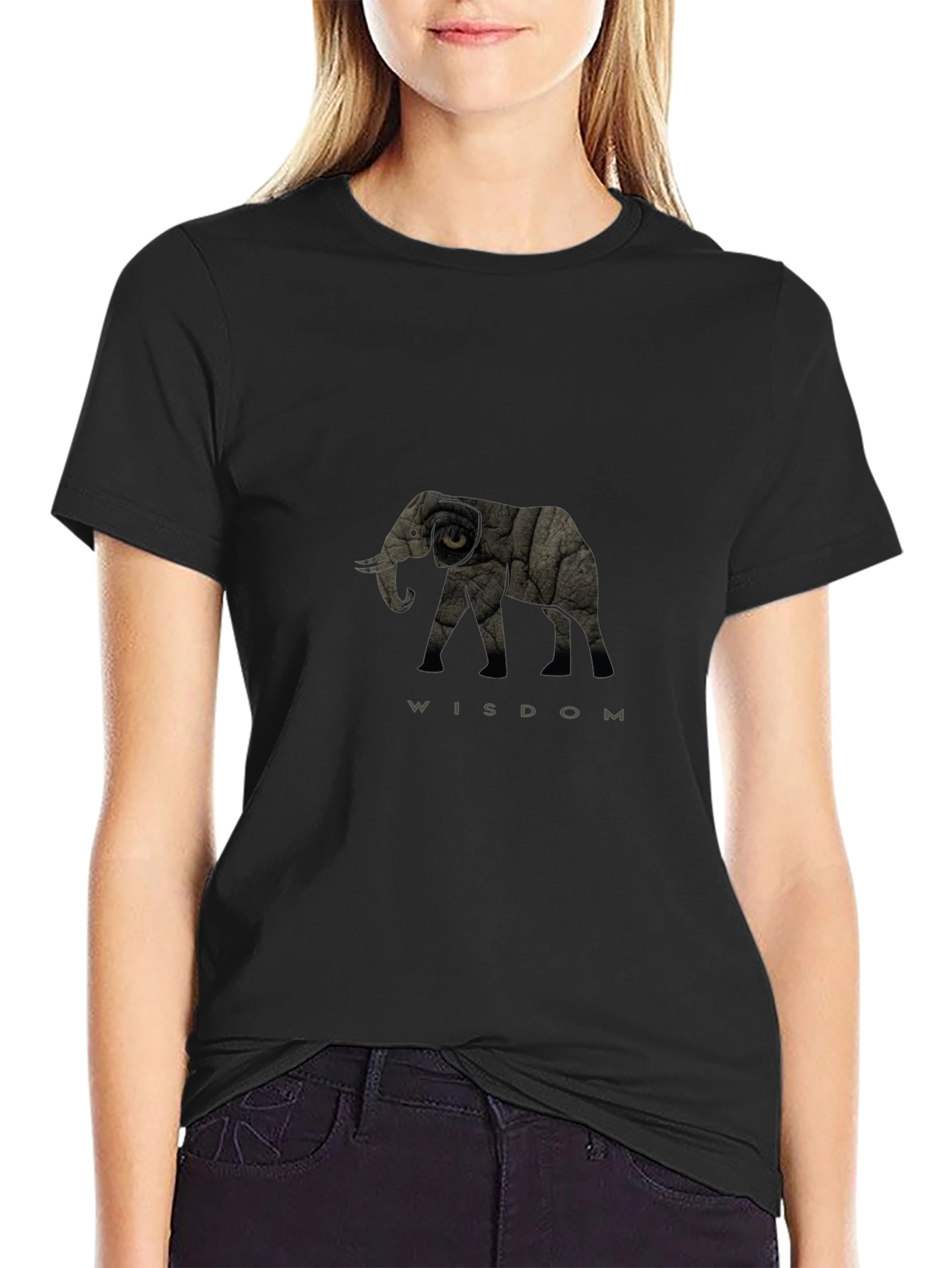 Elephant Wisdom Graphic Tee - Soft Cotton Blend