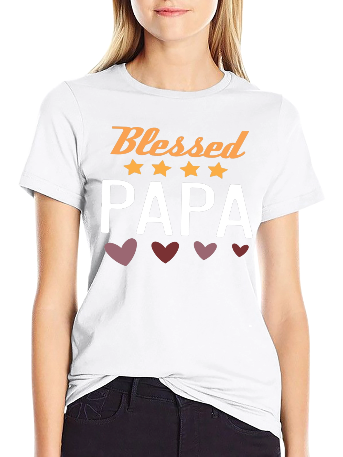 Blessed Papa T-Shirt - Fathers Day Gift