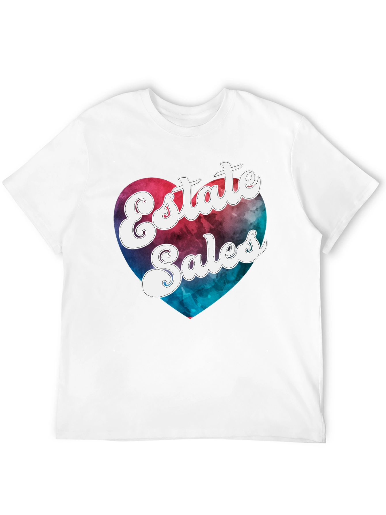 Estate Sales Heart Graphic Tee - Black