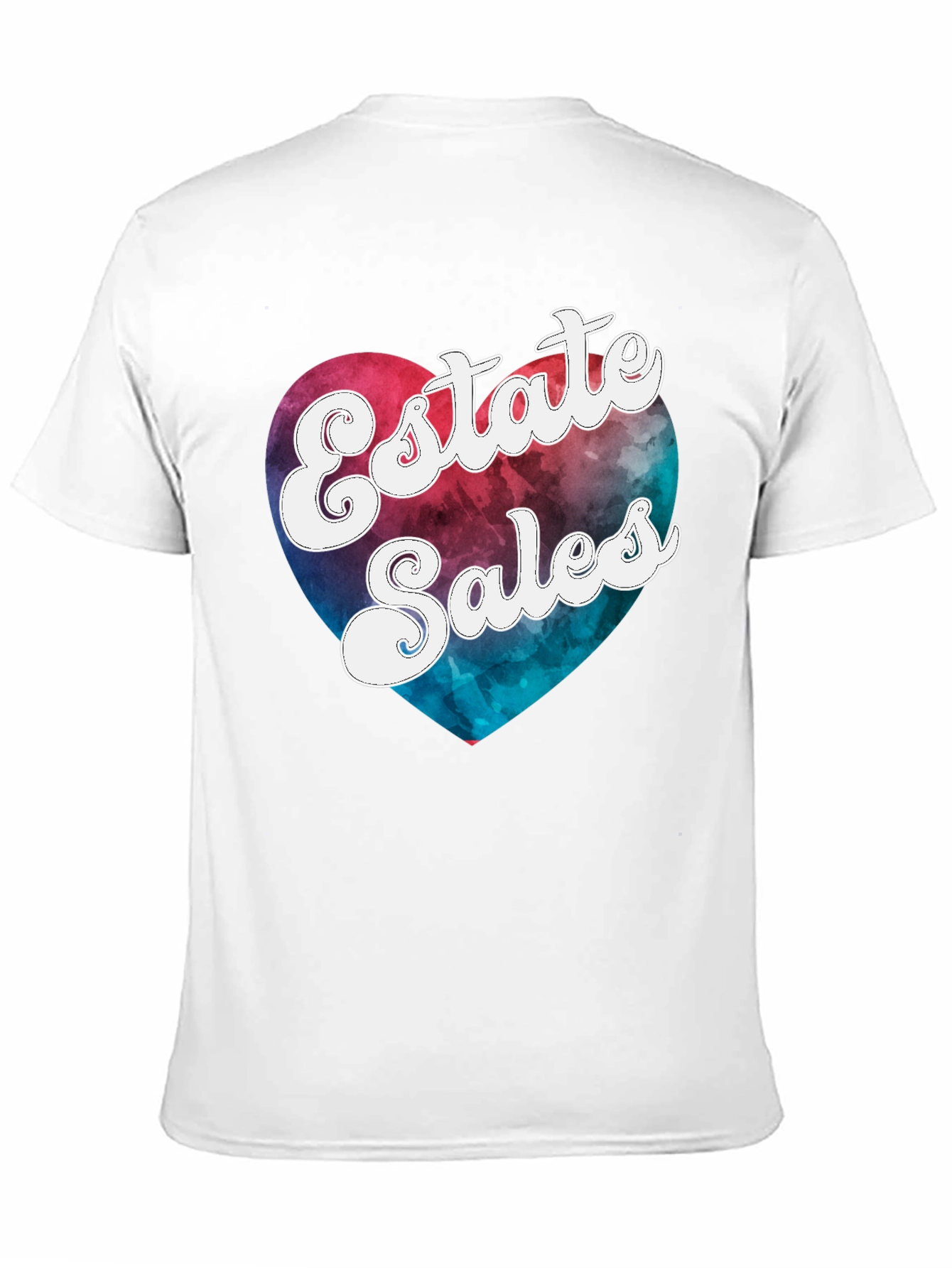 Estate Sales Heart Graphic Tee - Black