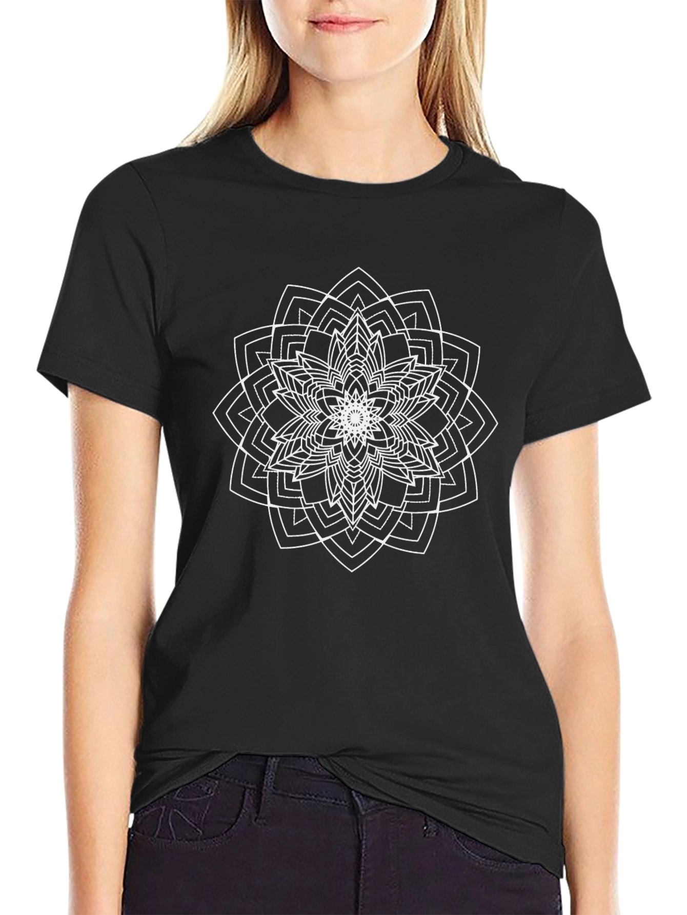 Geometric Mandala Graphic Tee