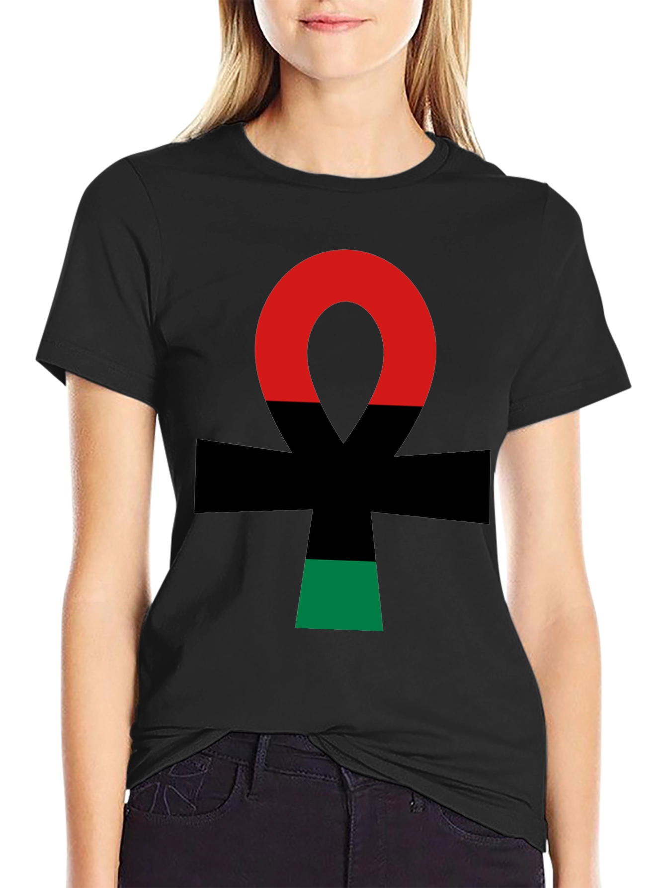 Pan-African Ankh T-Shirt - Black Empowerment