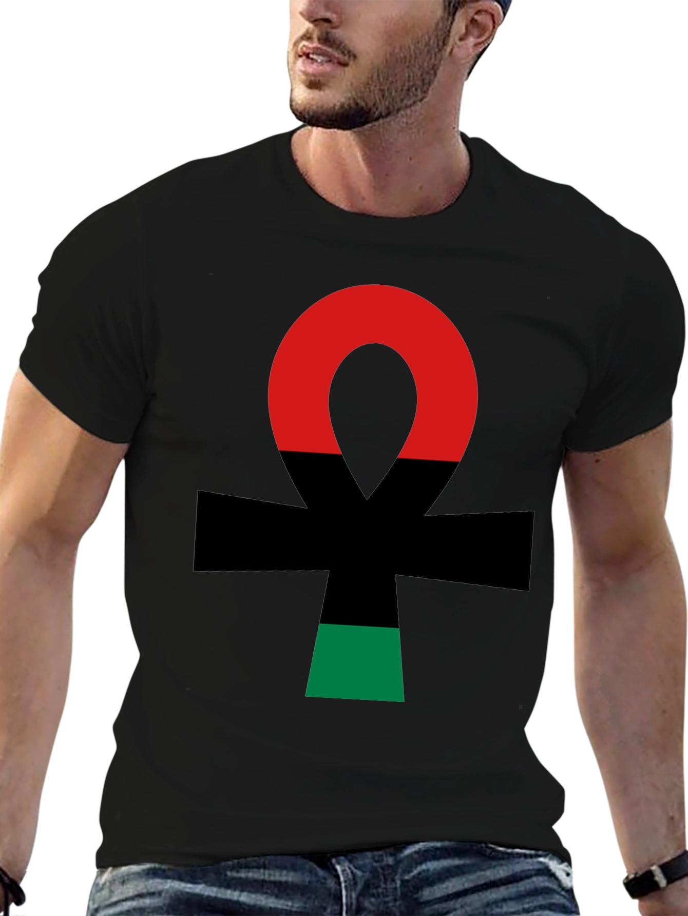 Pan-African Ankh T-Shirt - Black Empowerment