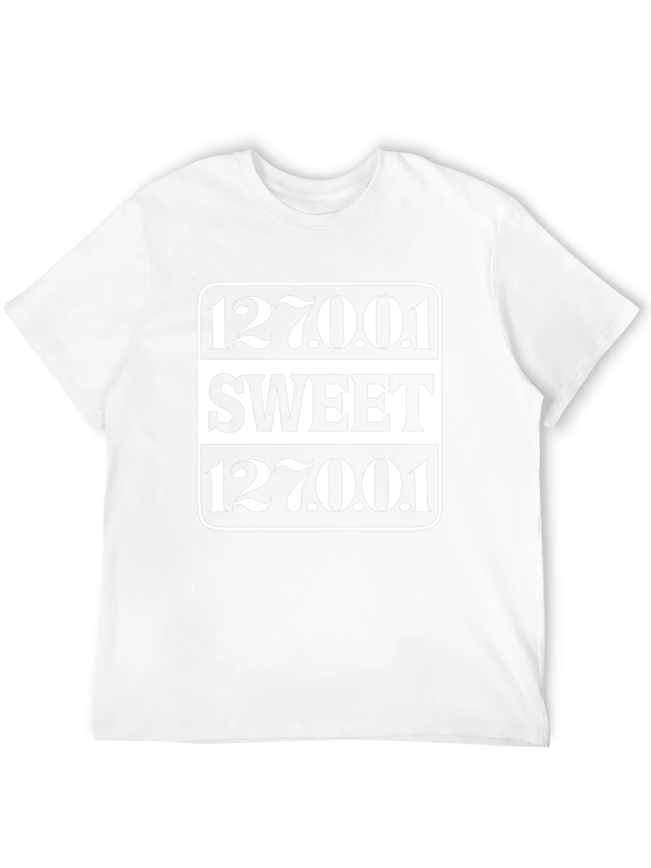 Sweet 127.0.0.1 T-Shirt Black Cotton Graphic Tee
