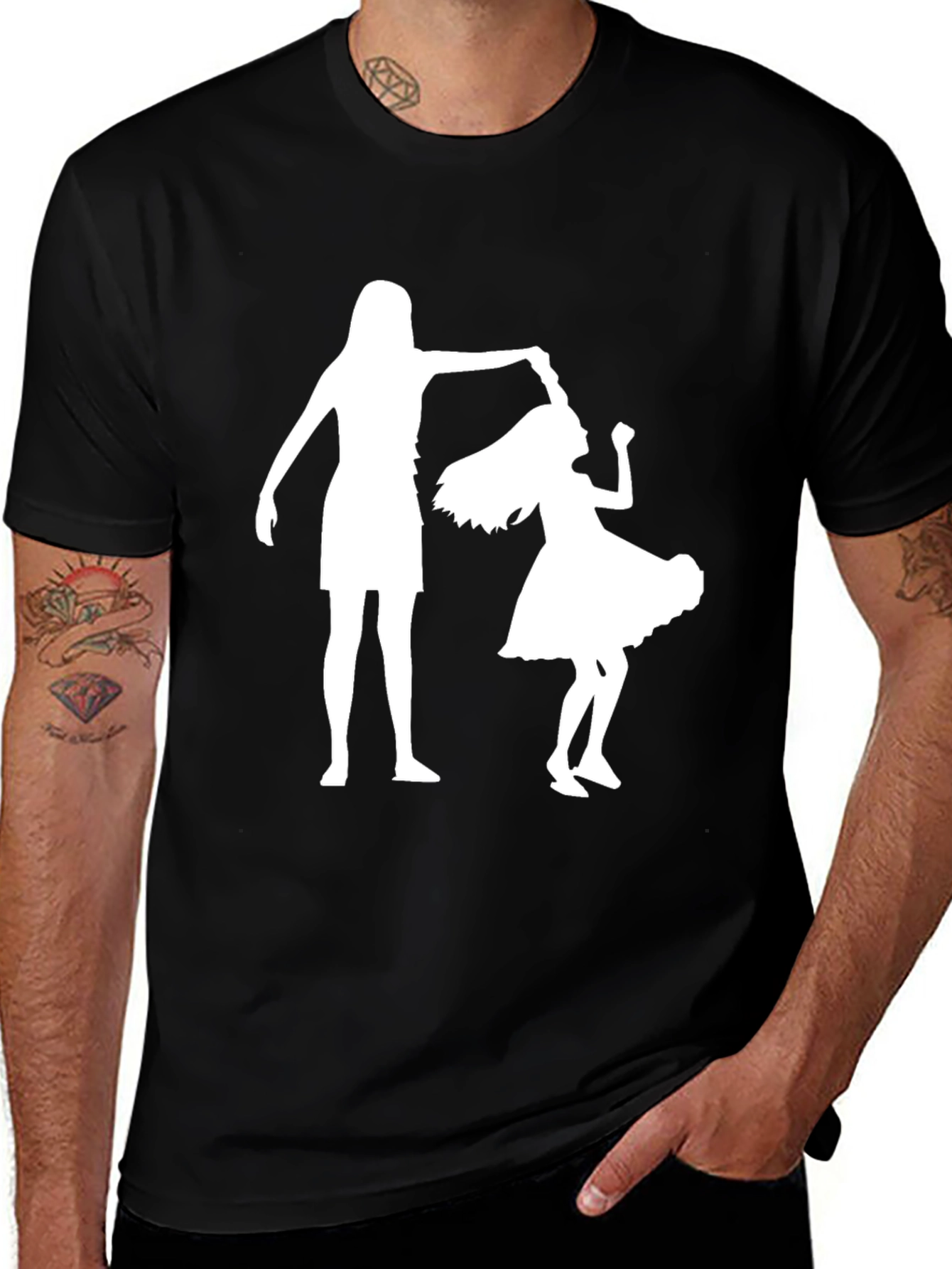 Mother Daughter Dance Black T-Shirt