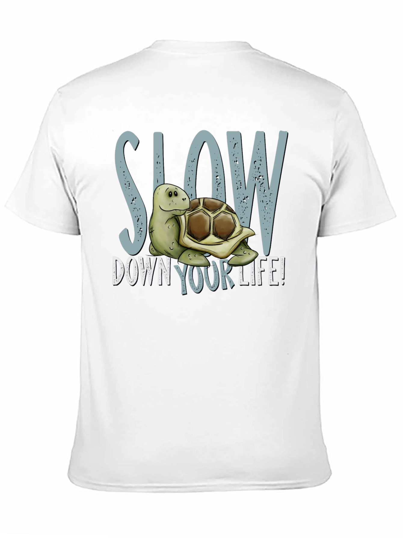 Slow Down Your Life Turtle Graphic Tee