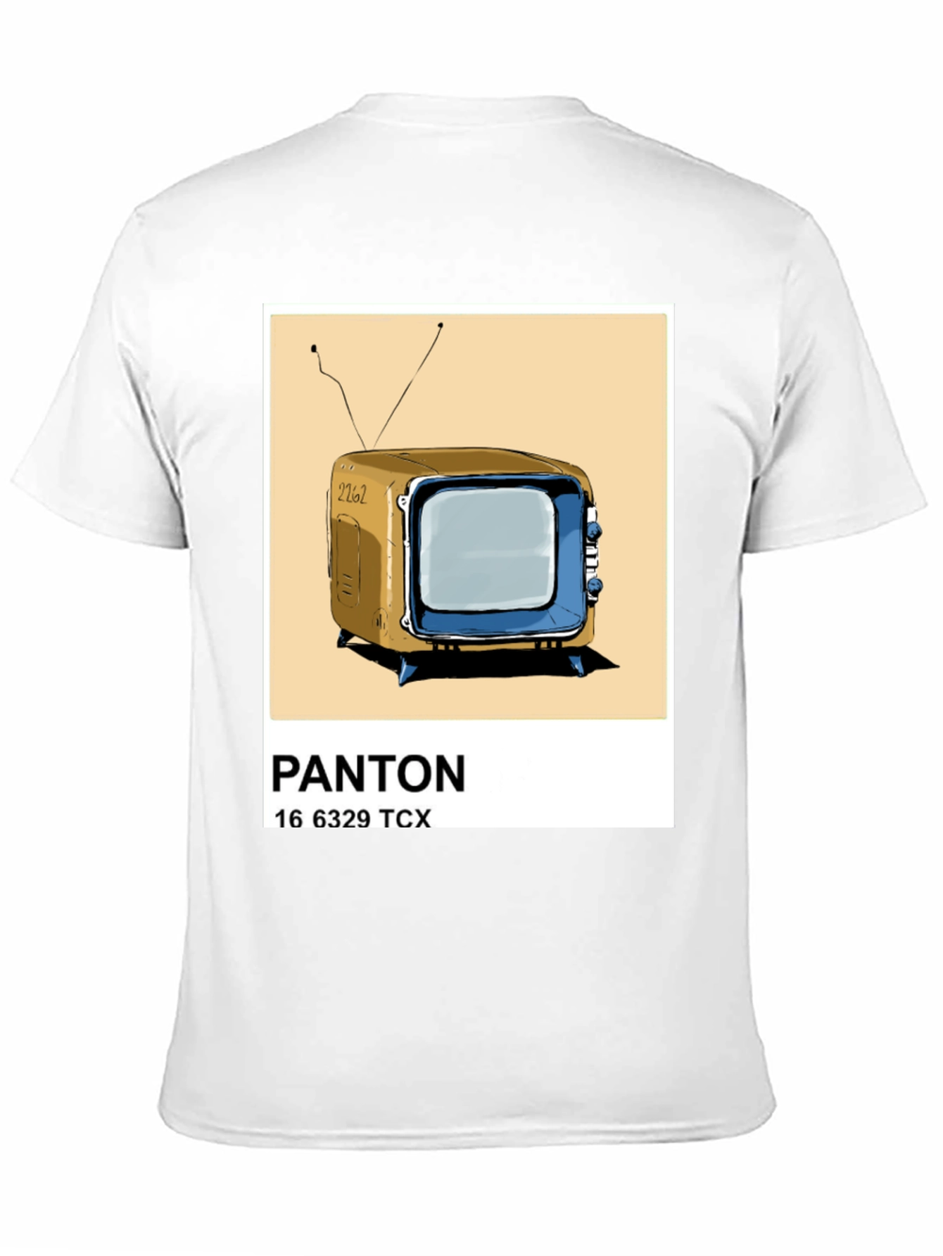 Retro TV Pantone T-Shirt - Nostalgic Style