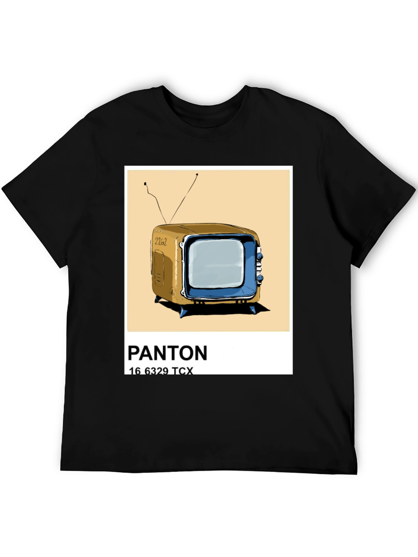 Retro TV Pantone T-Shirt - Nostalgic Style