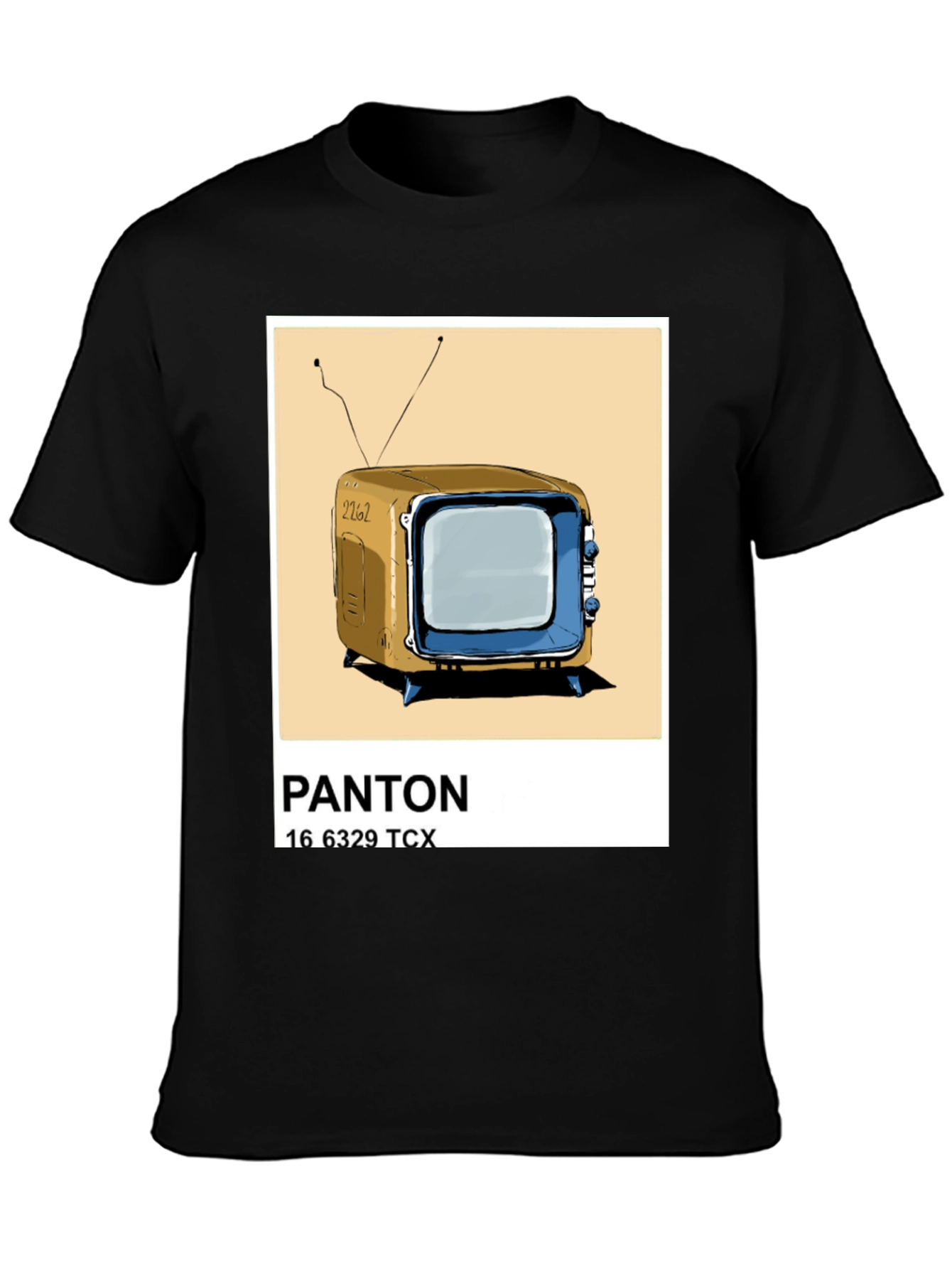 Retro TV Pantone T-Shirt - Nostalgic Style