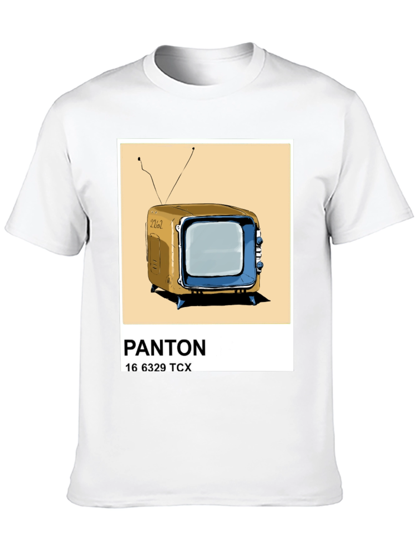 Retro TV Pantone T-Shirt - Nostalgic Style