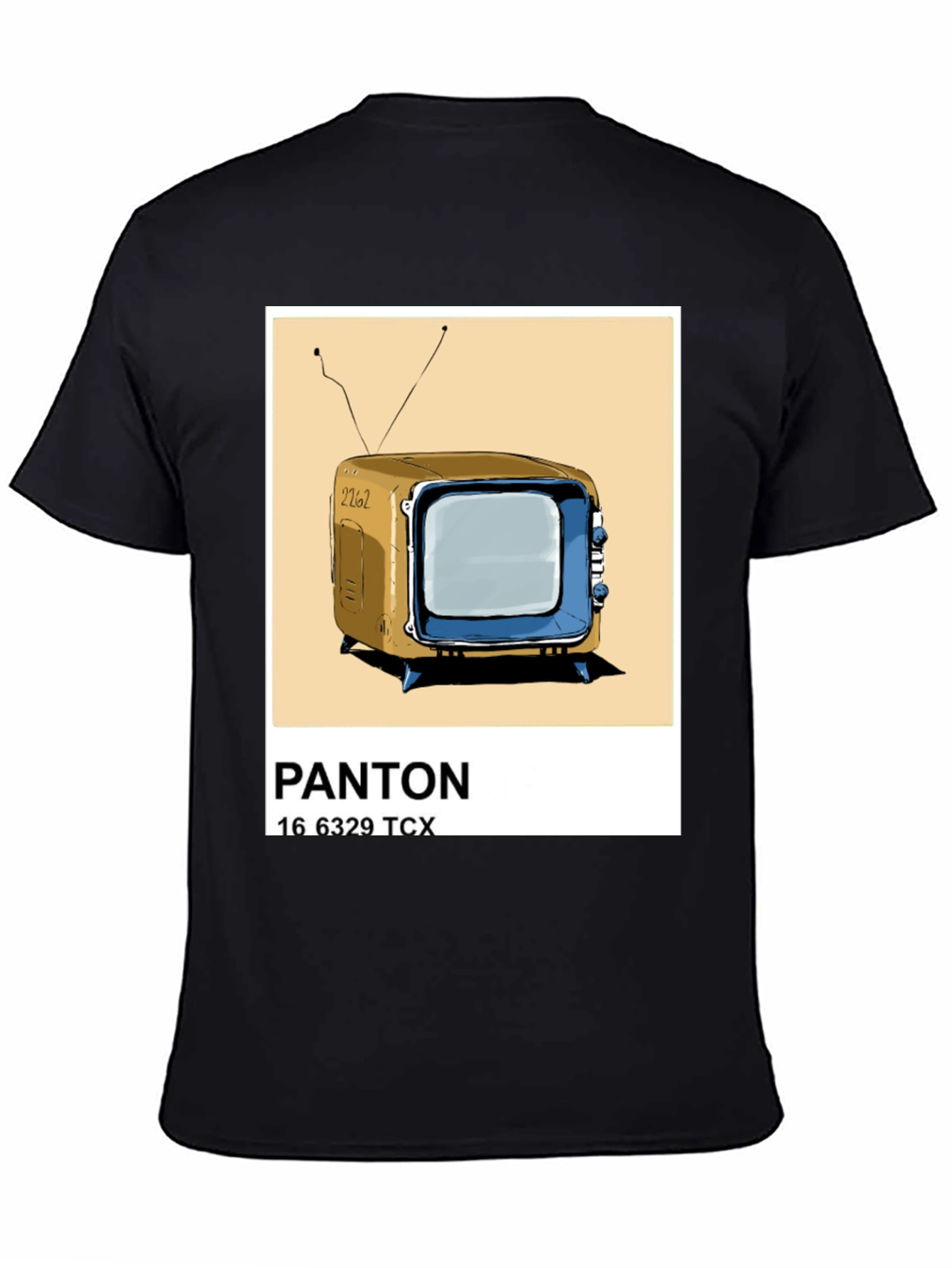Retro TV Pantone T-Shirt - Nostalgic Style