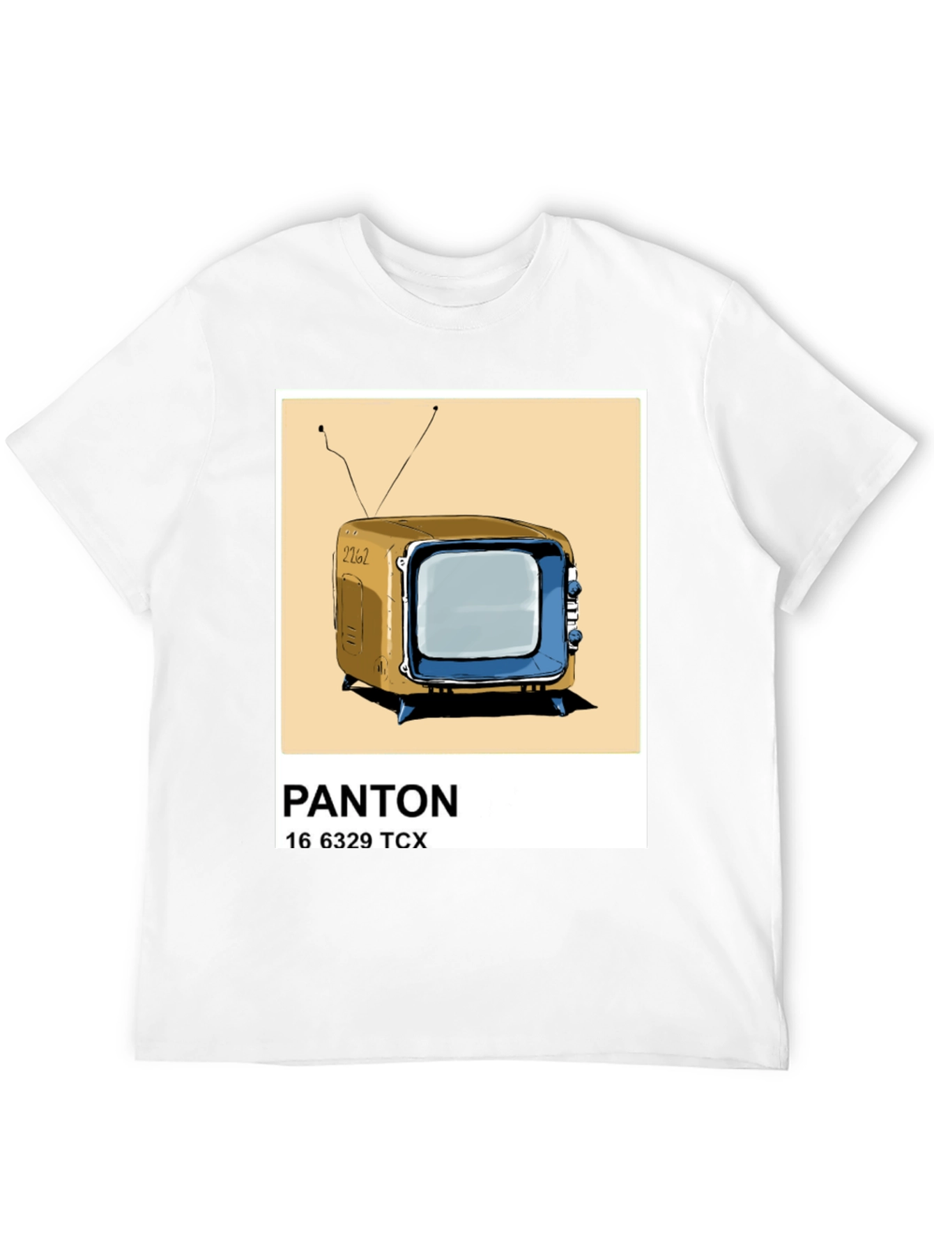 Retro TV Pantone T-Shirt - Nostalgic Style