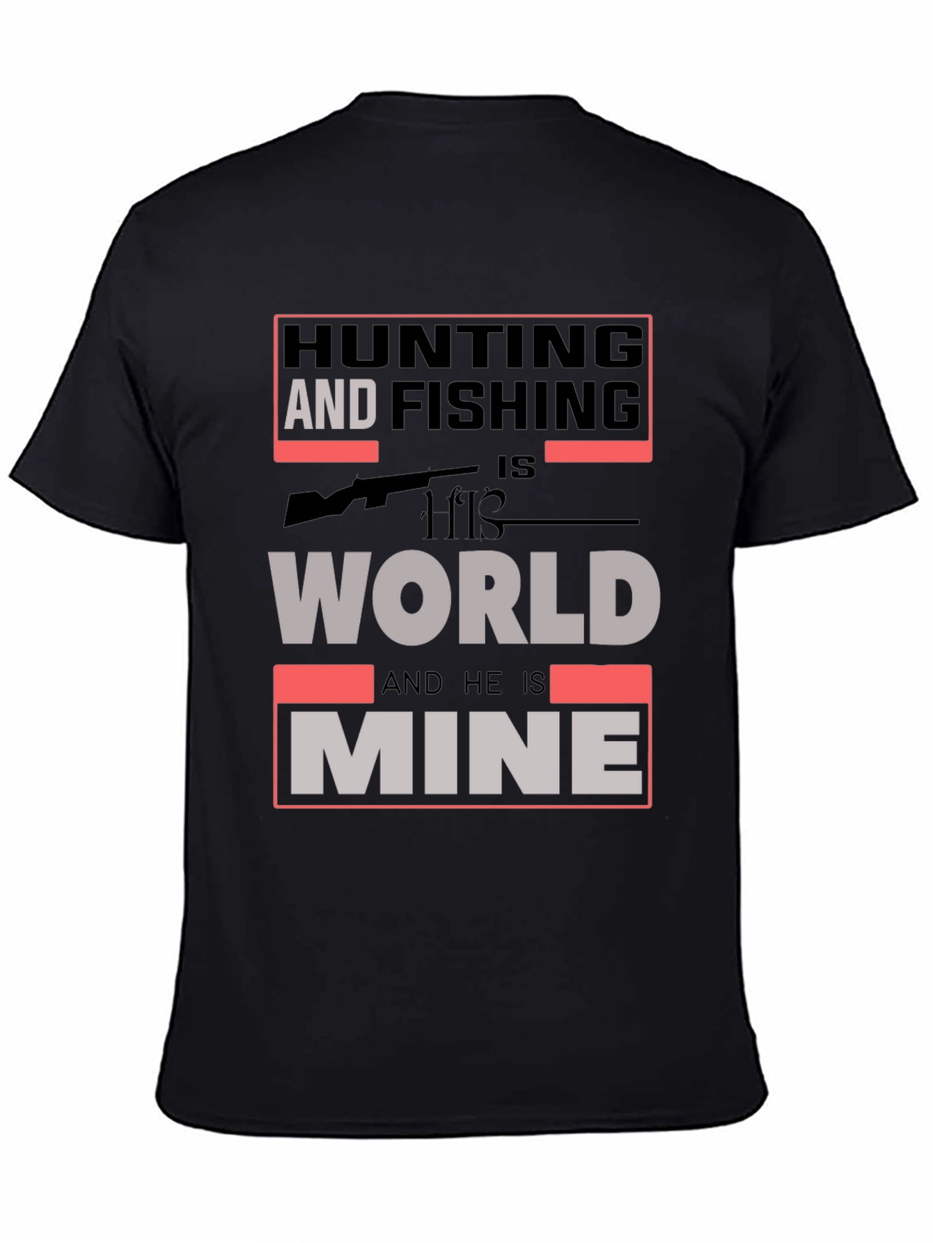 Hunting and Fishing Graphic T-Shirt