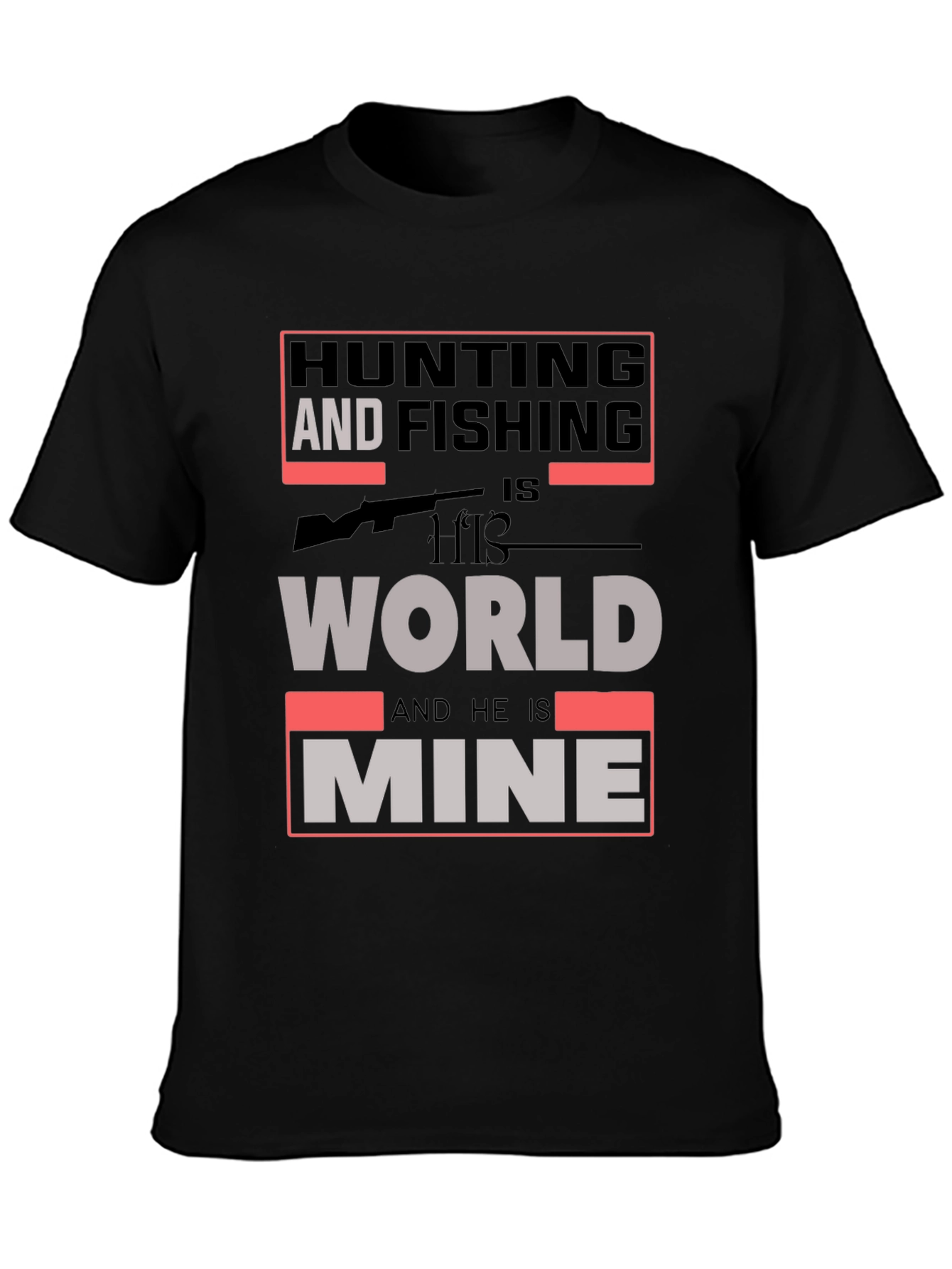 Hunting and Fishing Graphic T-Shirt