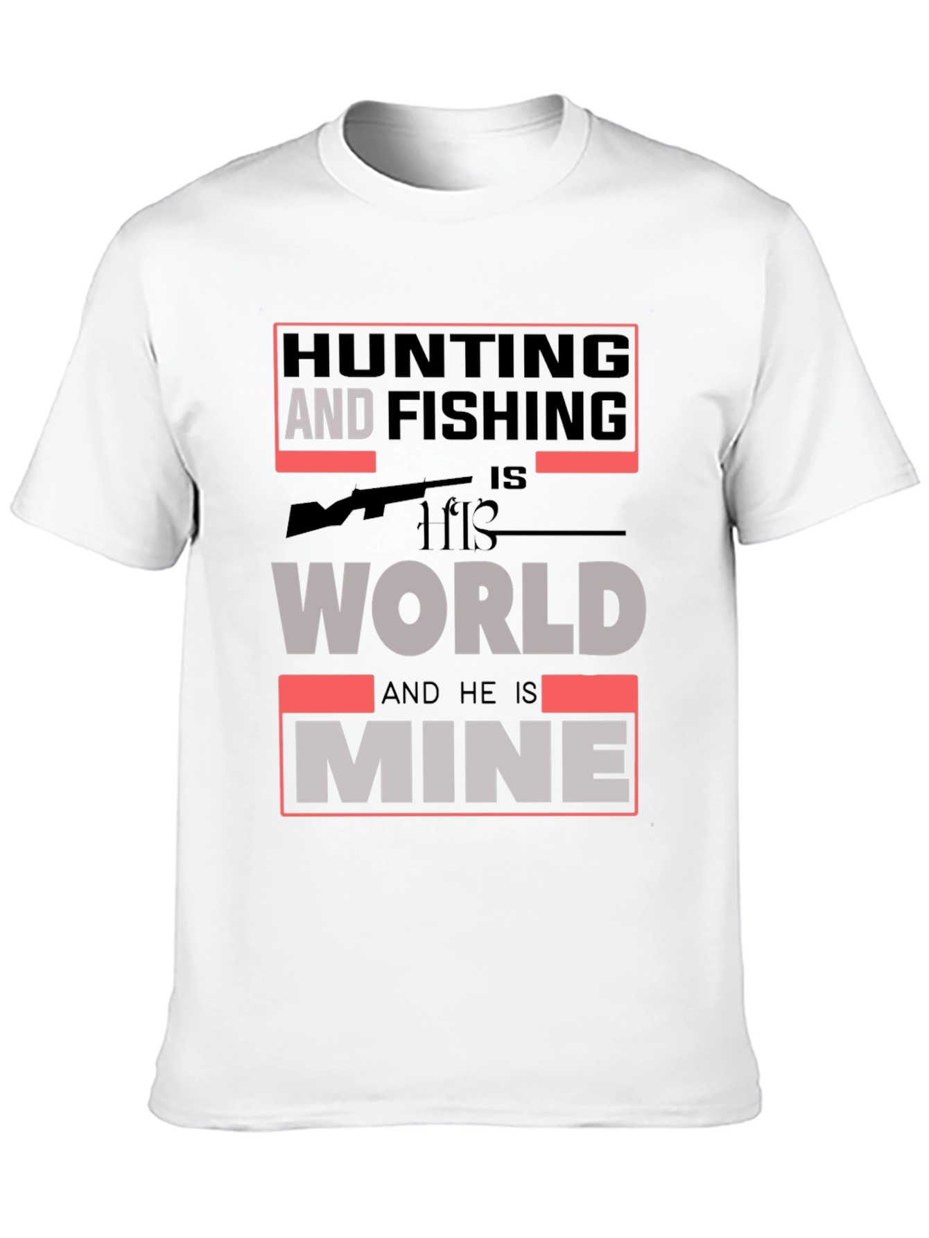 Hunting and Fishing Graphic T-Shirt