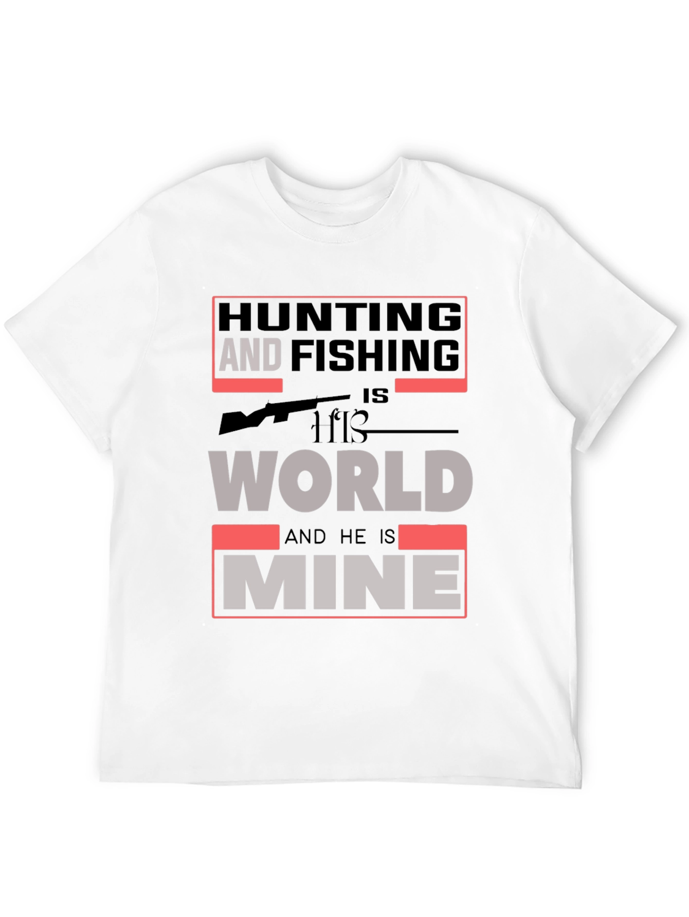 Hunting and Fishing Graphic T-Shirt