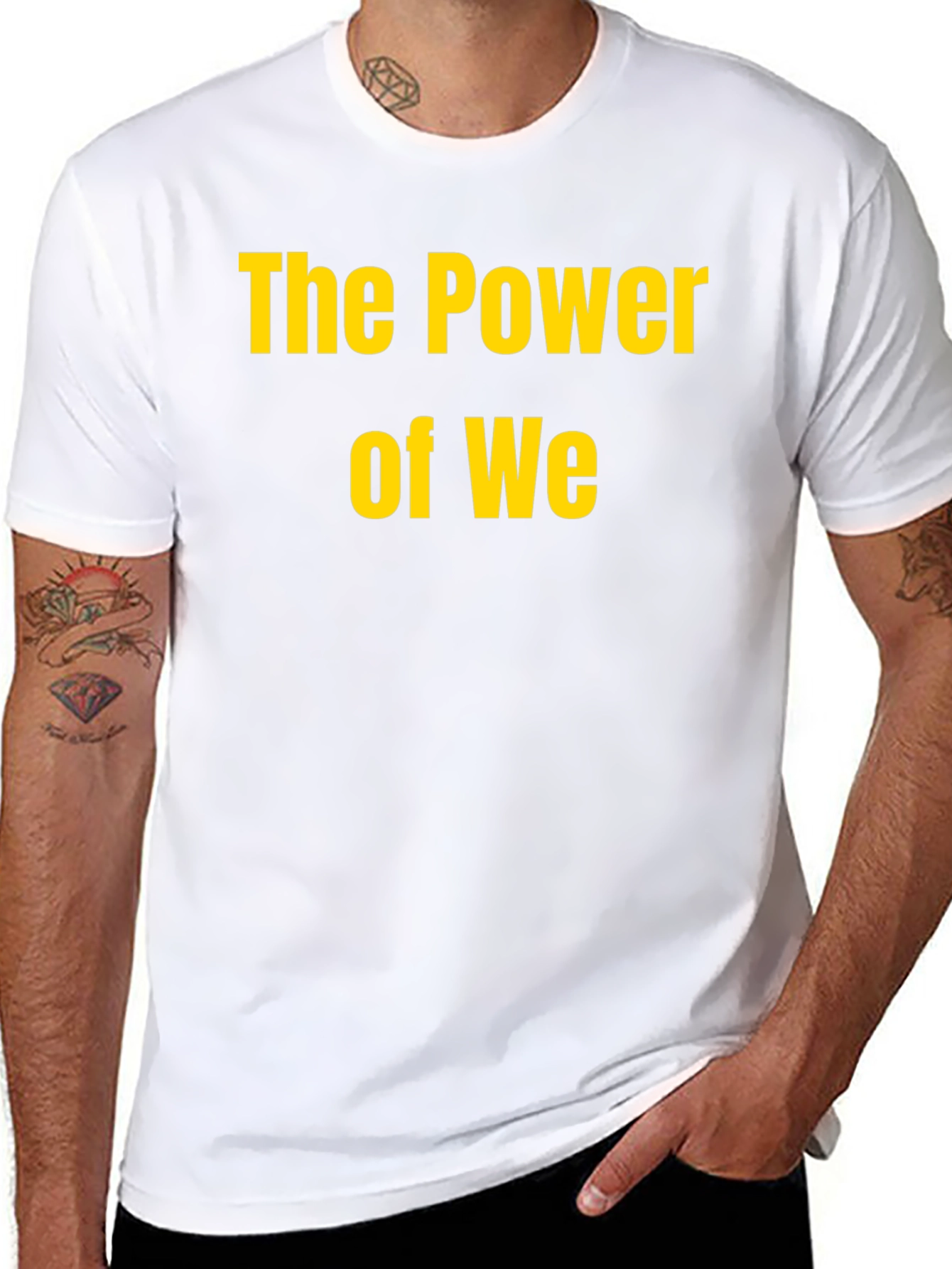The Power of We Black T-Shirt