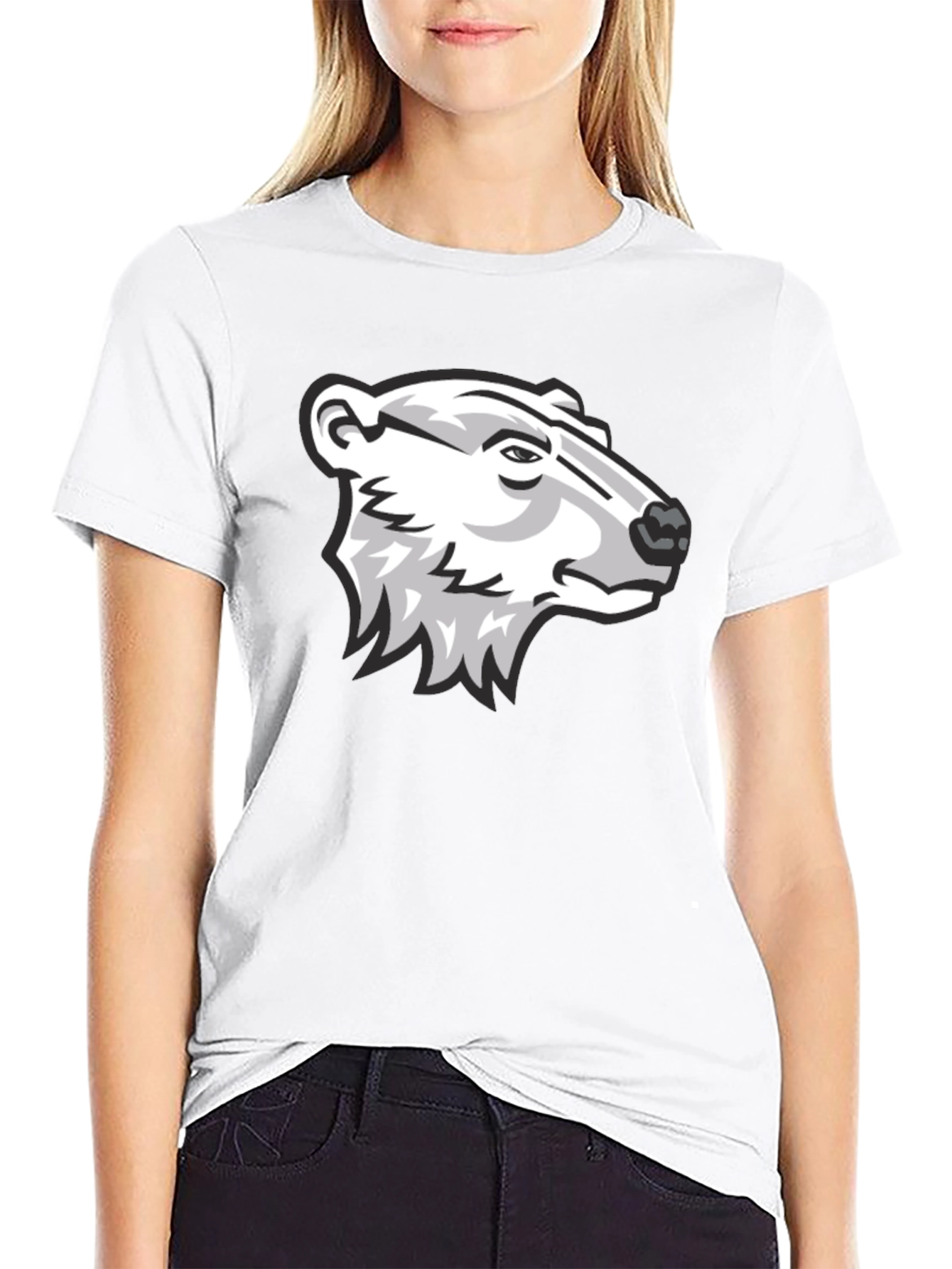 Bear Graphic Black T-Shirt