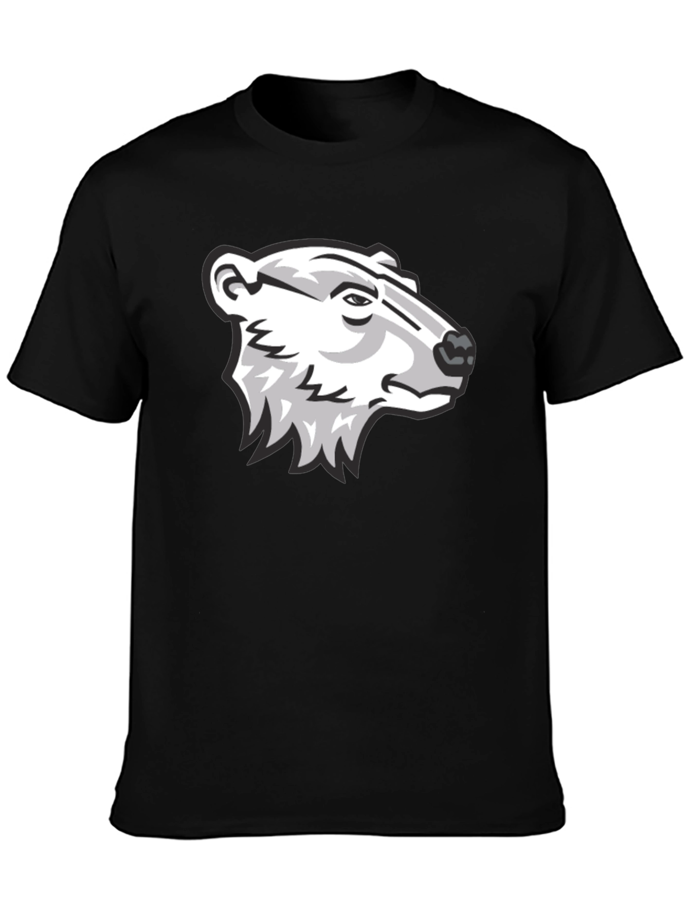Bear Graphic Black T-Shirt