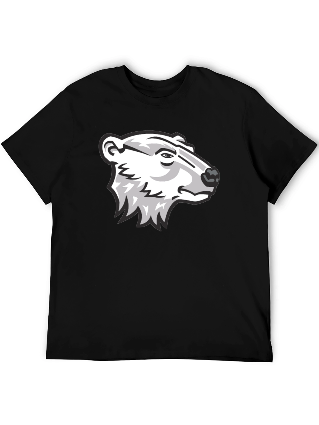 Bear Graphic Black T-Shirt