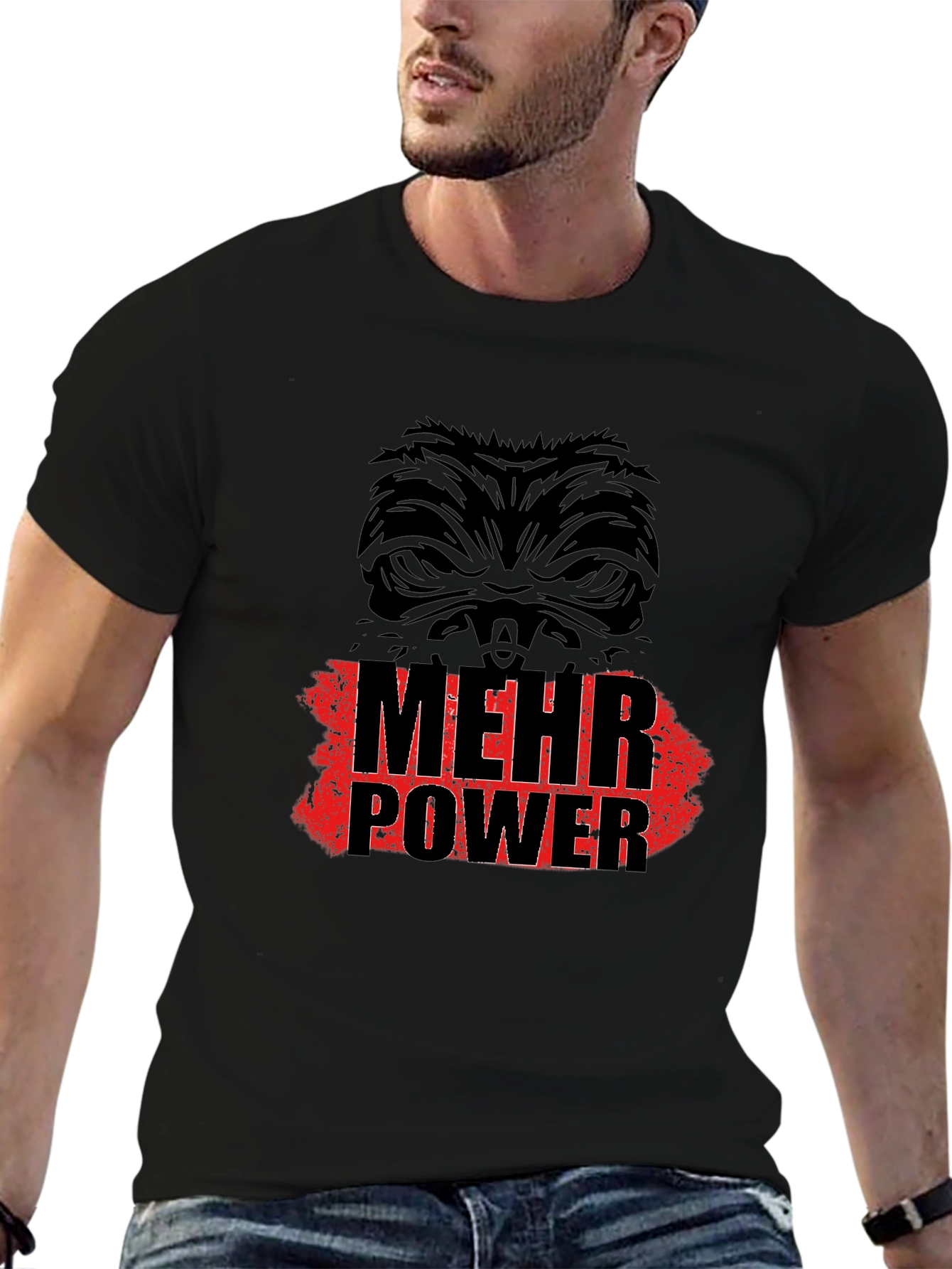 Mehr Power Black Gorilla Graphic Tee
