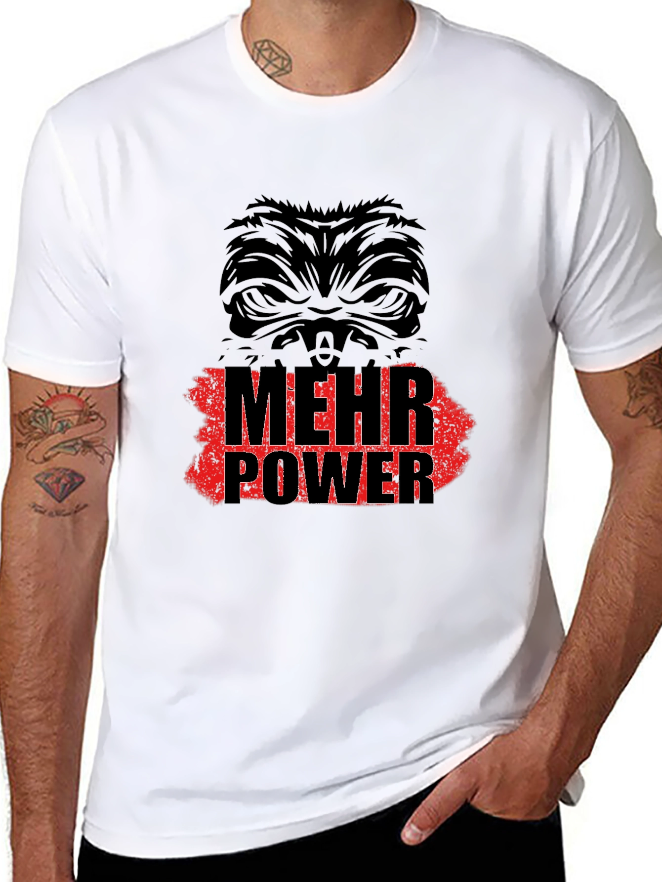 Mehr Power Black Gorilla Graphic Tee