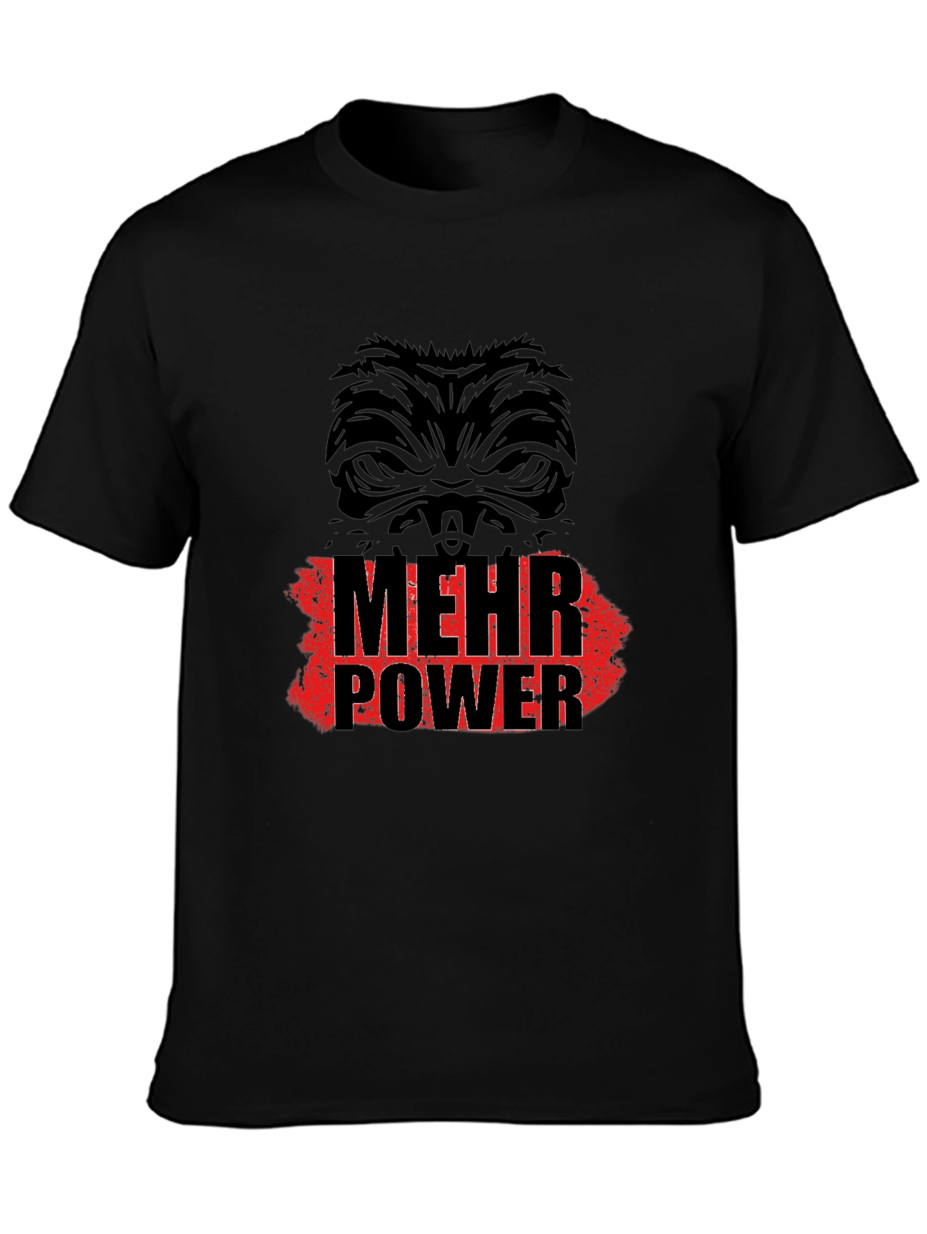 Mehr Power Black Gorilla Graphic Tee