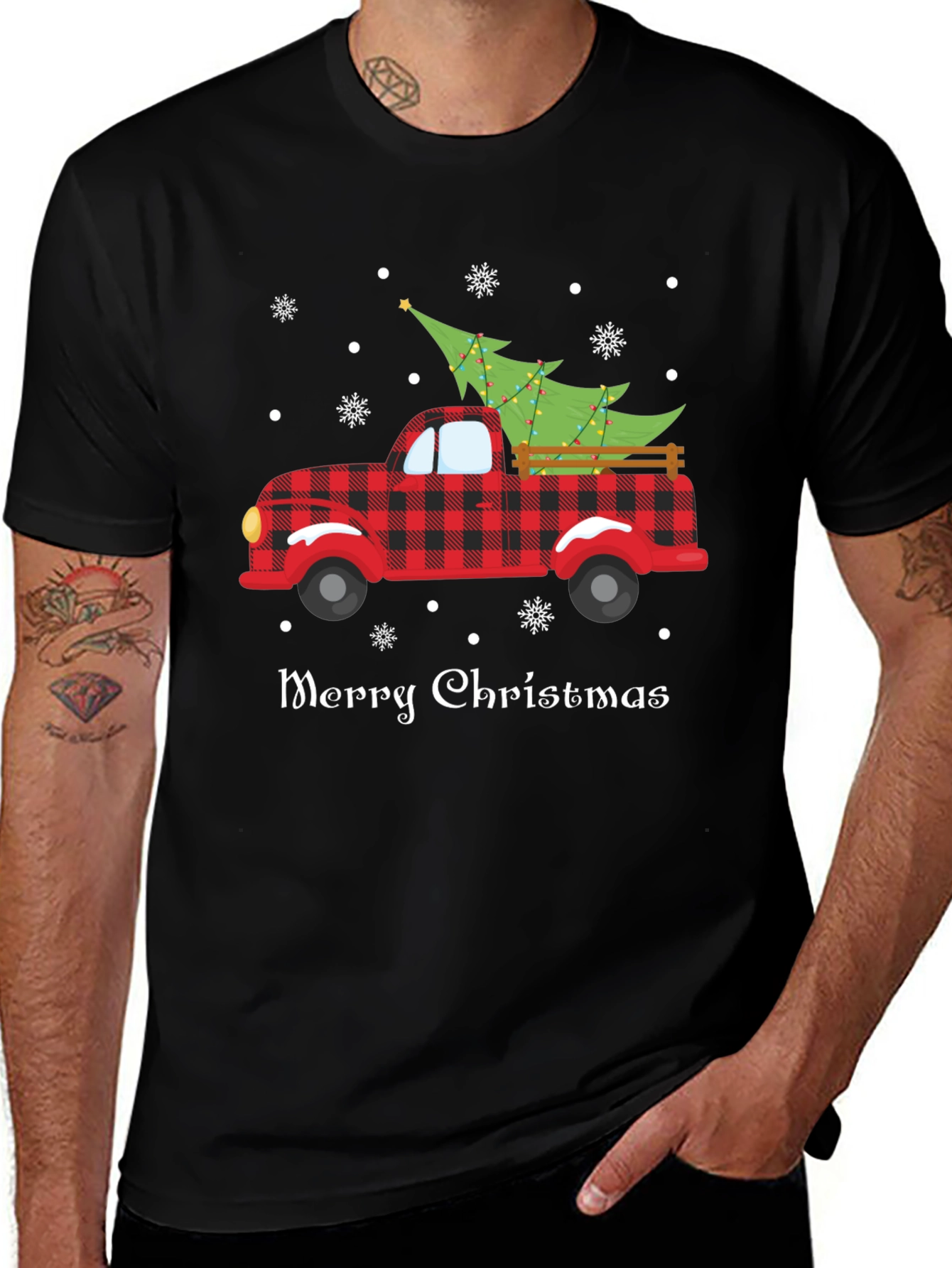 Merry Christmas Truck T-Shirt